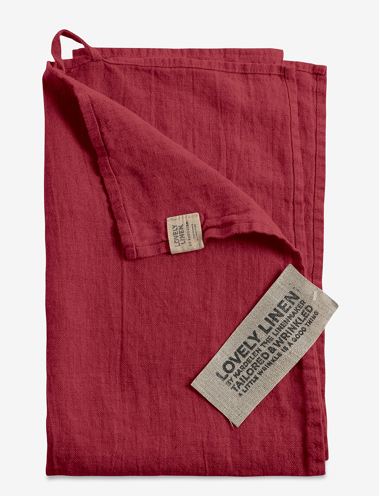 Lovely Linen - LOVELY KITCHEN TOWEL - lägsta priserna - cabernet - 0