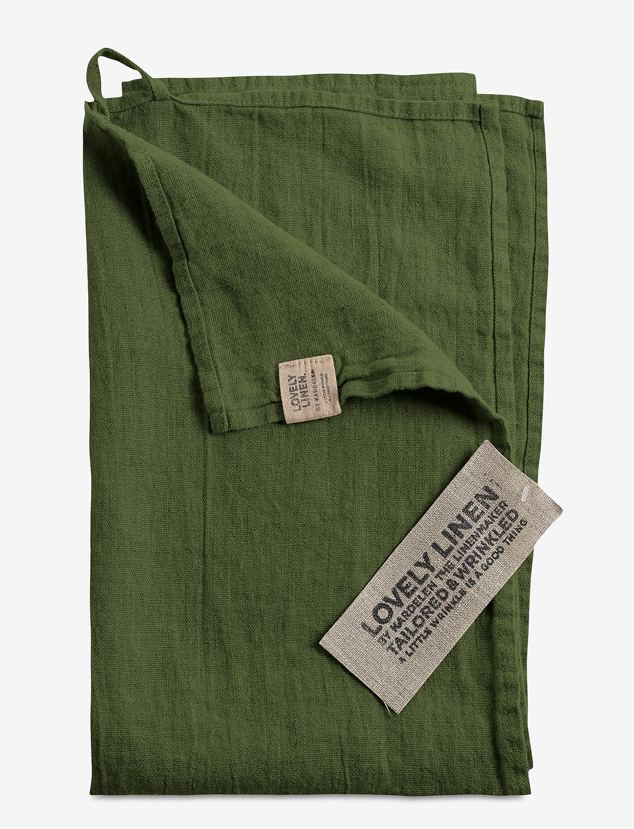 Lovely Linen - LOVELY KITCHEN TOWEL - zemākās cenas - jeep green - 0