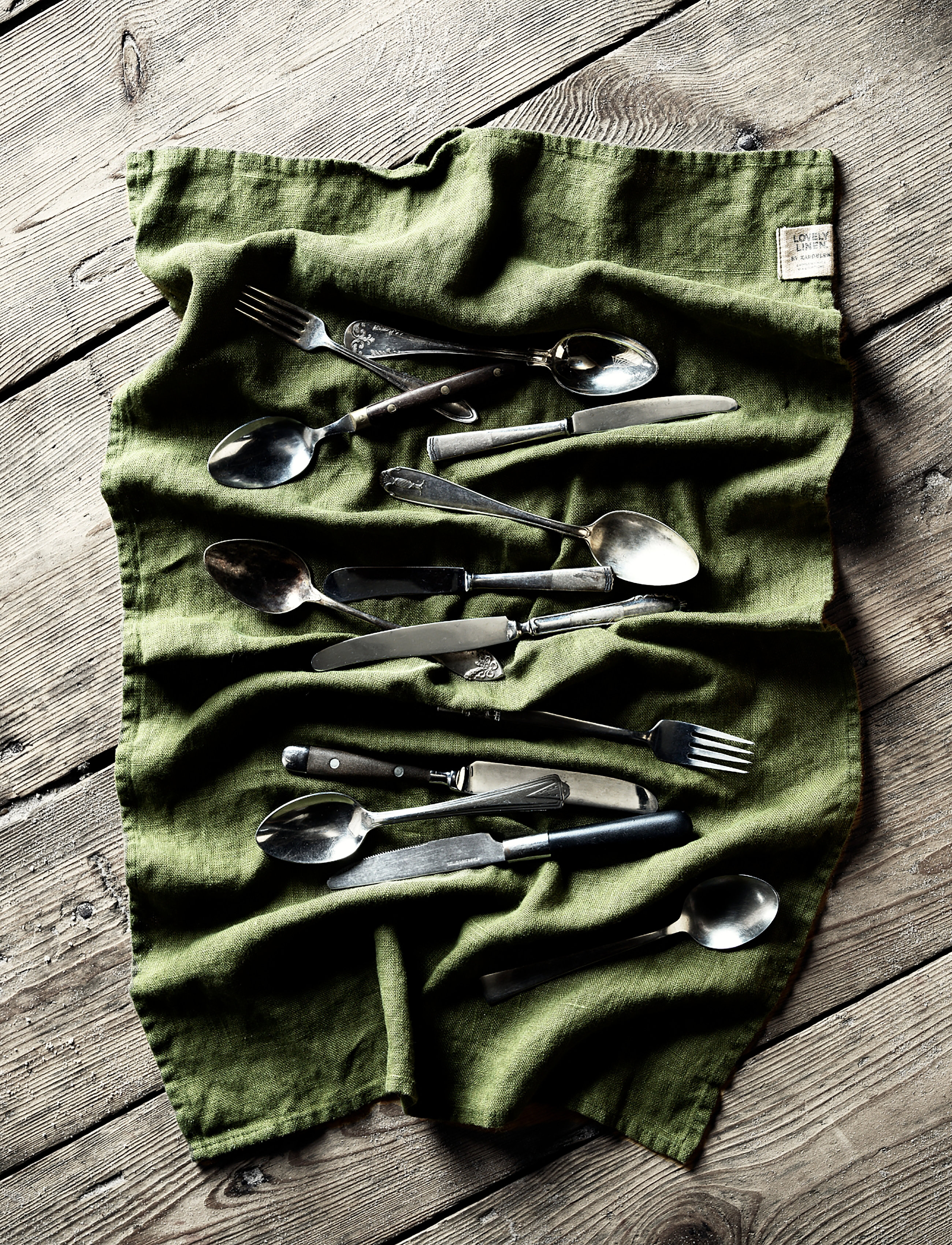 Lovely Linen Lovely Kitchen Towel, 45X70 cm, Green, Køkkentekstiler > Køkkenhåndklæder, Unisex