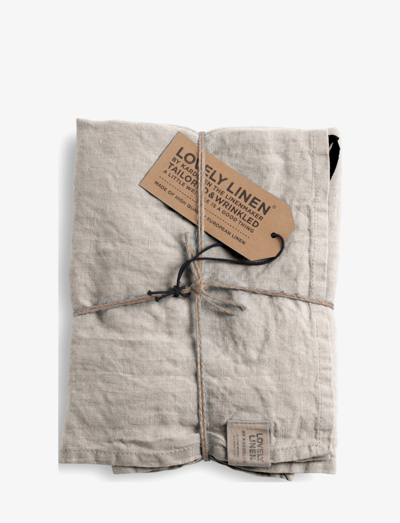 LOVELY LINEN Misty Køkkenhåndklæde Grau - 45X70CM - Unisex