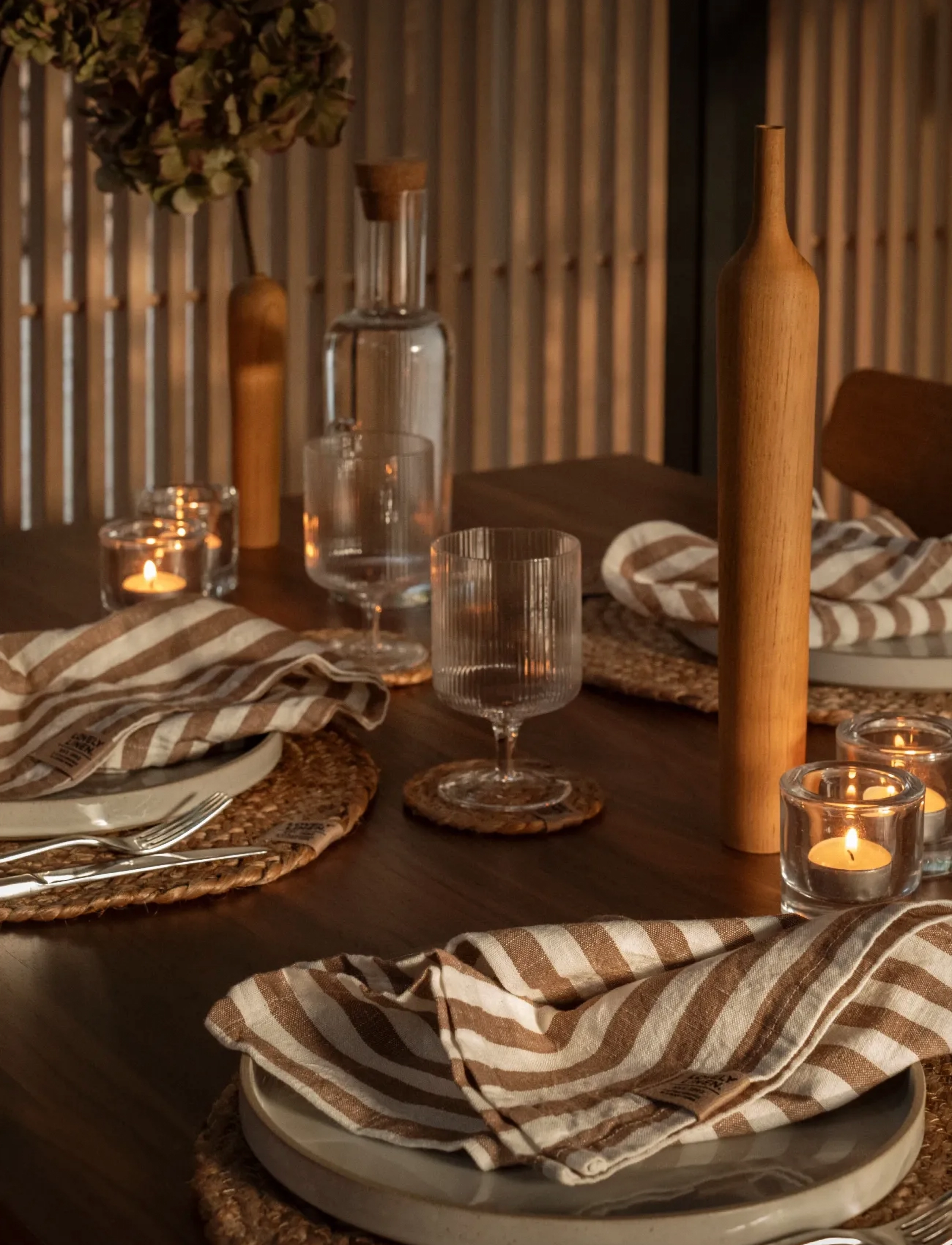 Lovely Linen Misty Kitchen Towel, 45X70, Brown, Køkkentekstiler > Køkkenhåndklæder, Unisex
