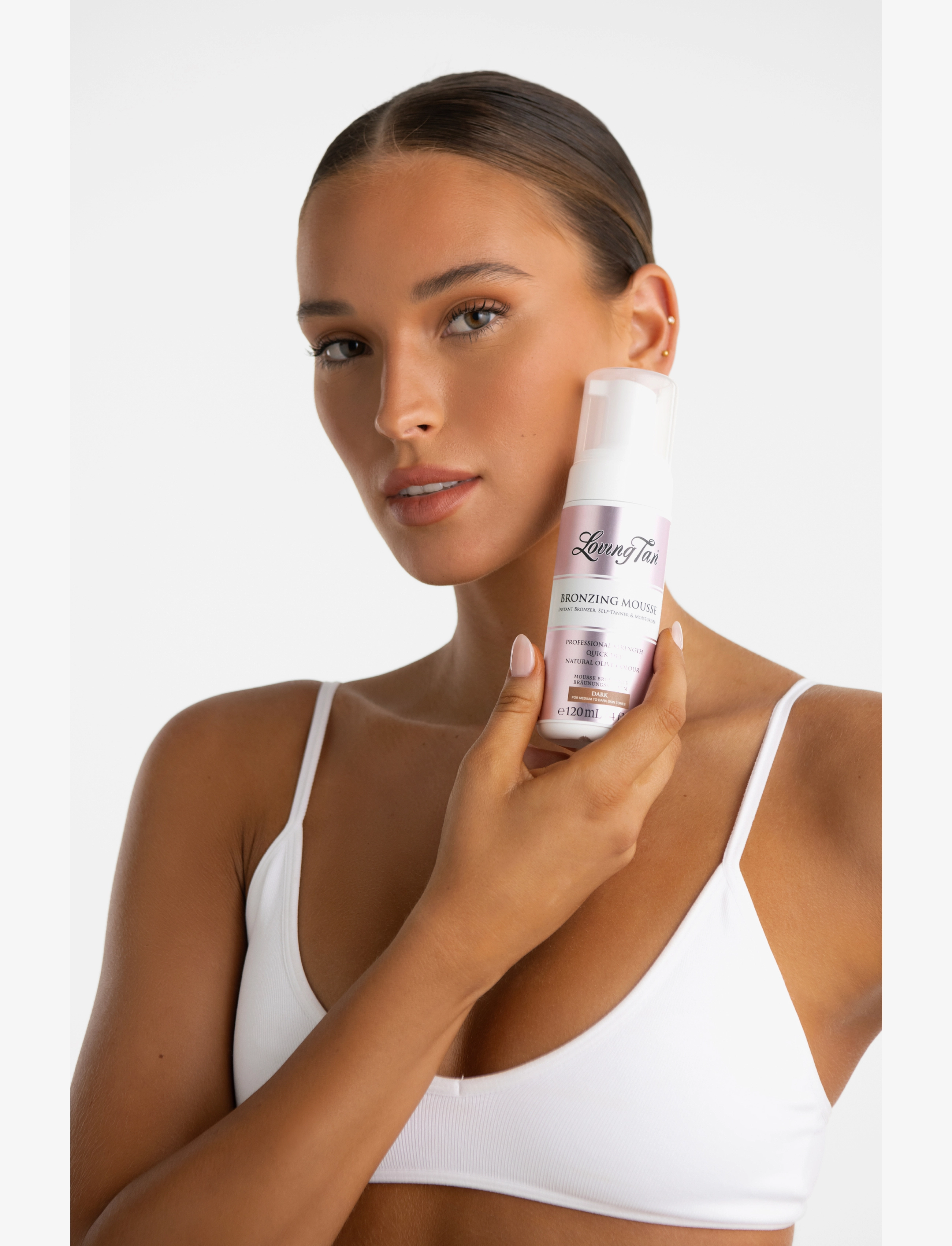 Loving Tan - BRONZING MOUSSE DARK 120ML - dark - 3