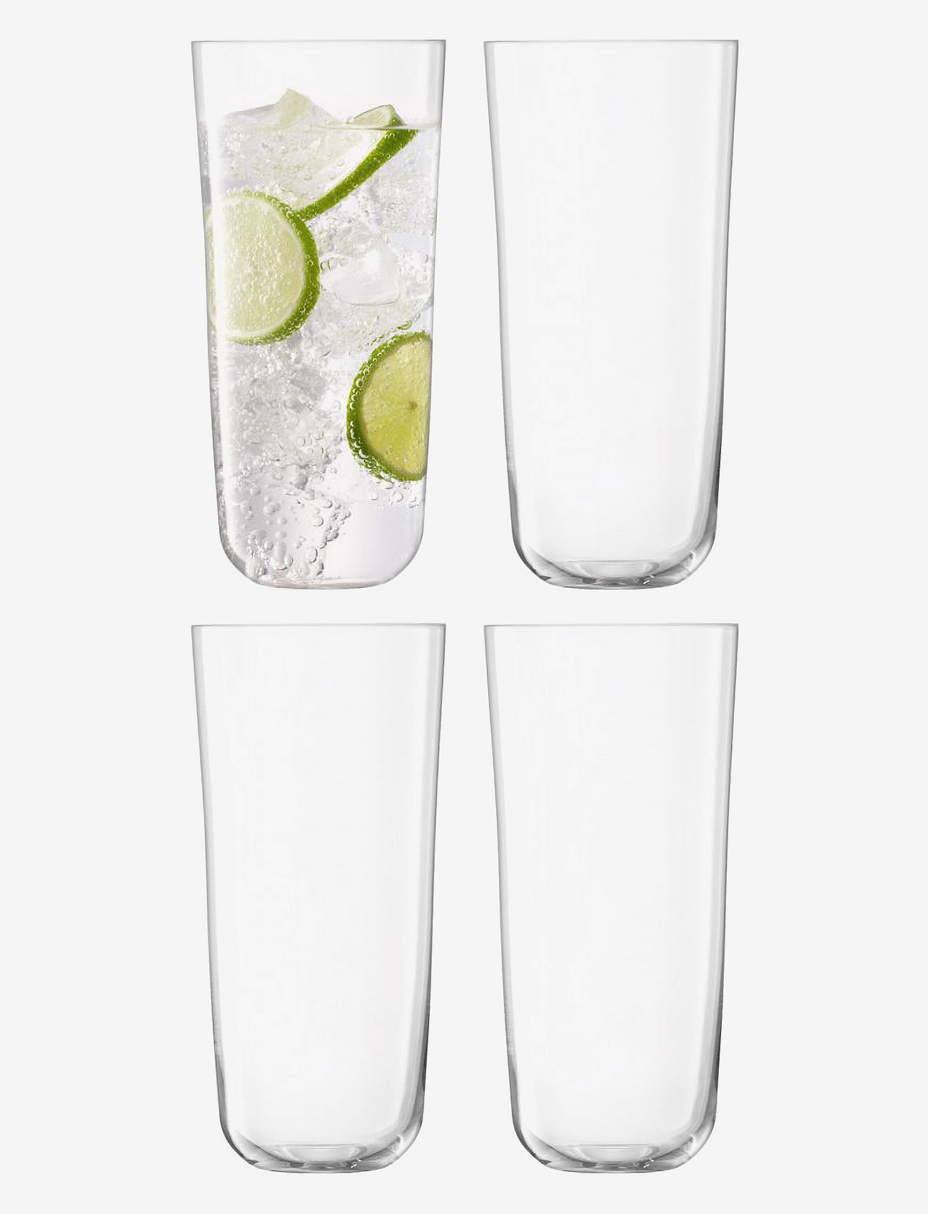 LSA International - Arc Highball Set 4 - Õlleklaasid - clear - 0