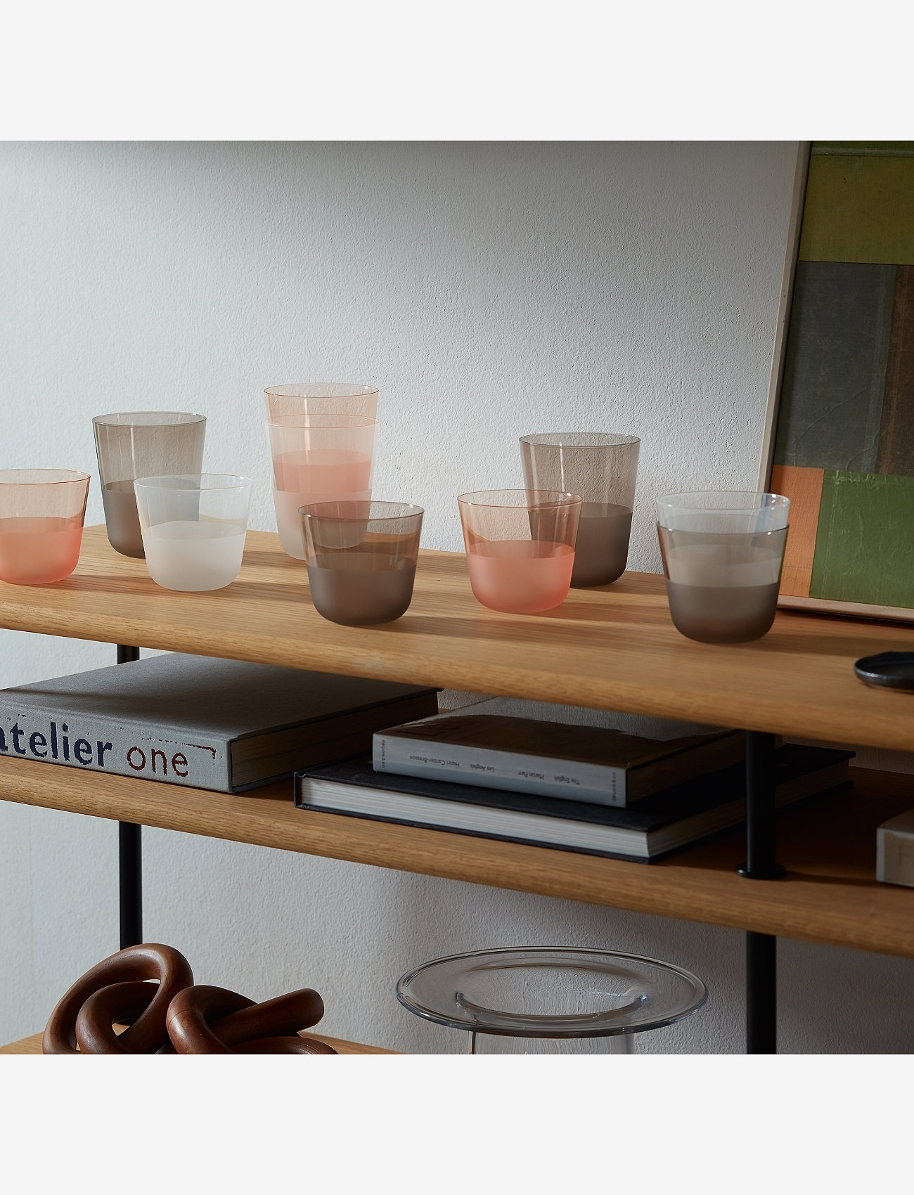 LSA International - Drinkglas Arc Contrast - drikkeglas - earth - 3