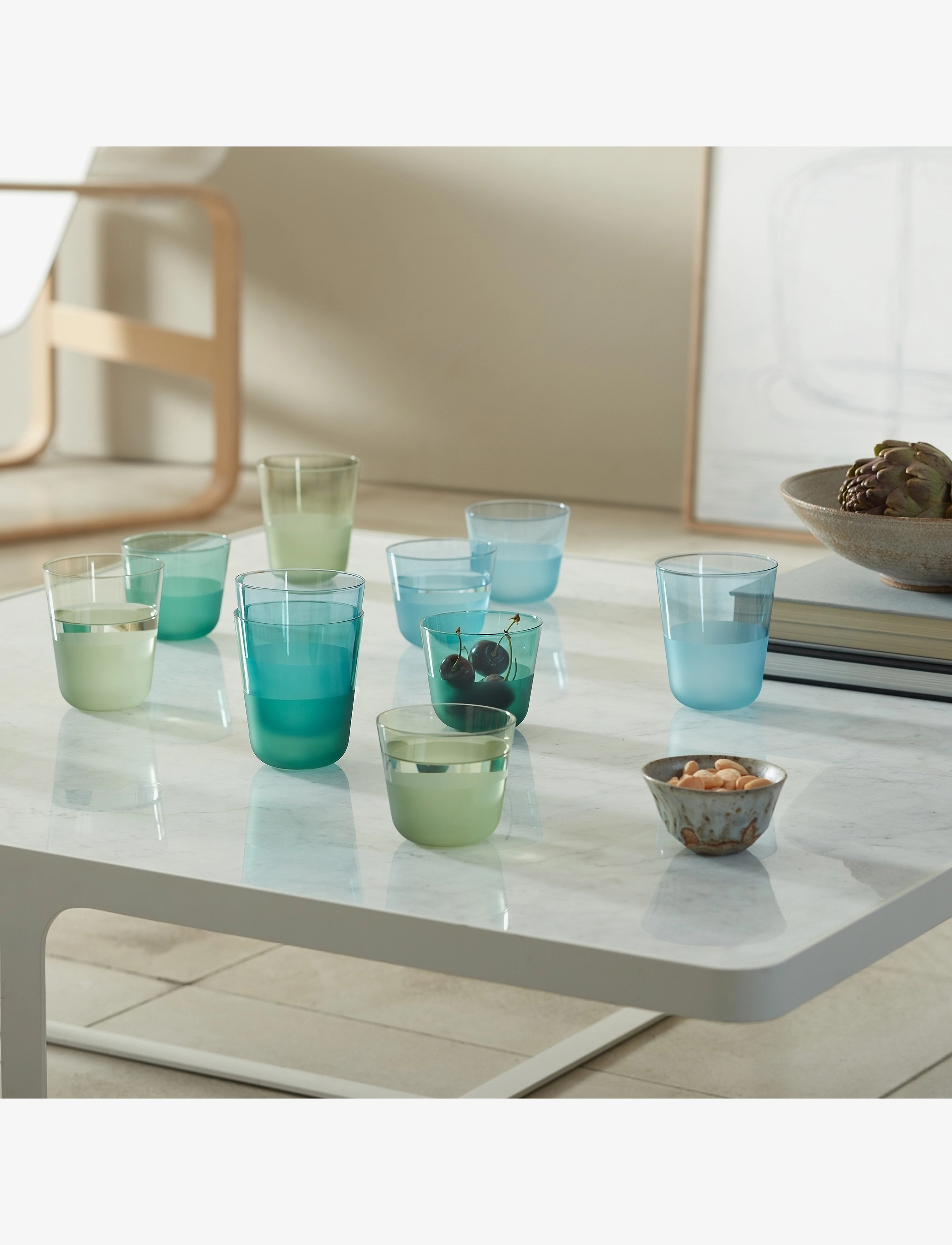 LSA International - Drinkglas Arc Contrast - laveste priser - sky - 5