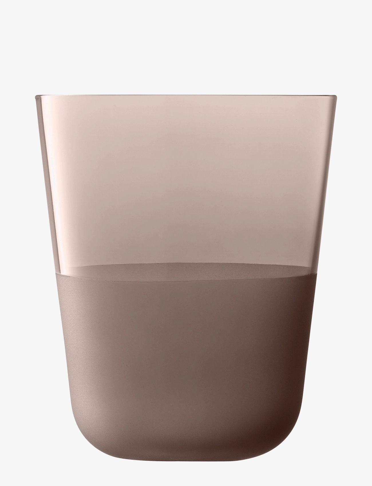 LSA INTERNATIONAL Drikkeglas Arc Contrast Earth, Sæt Med 2 Stk., Lsa Braun - 38 CL - Unisex