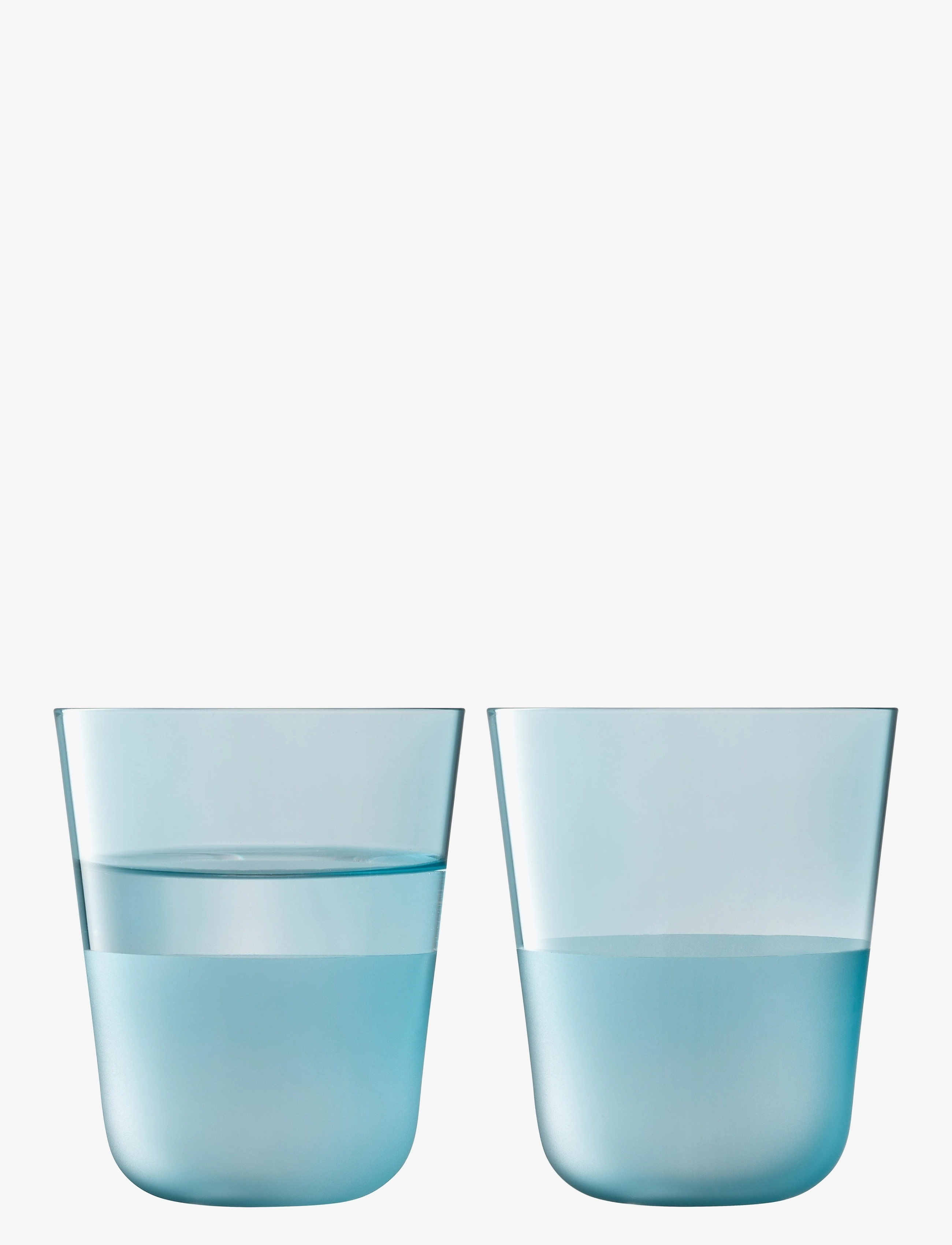 LSA International Drikkeglas Arc Contrast Sky, Sæt Med 2 Stk., Lsa, 38 CL, Glass, Blau - Drinking Homeware