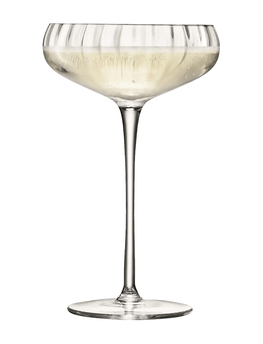 LSA International - Champagne Saucer Aurelia Set 2 LSA - sektgläser - clear - 0