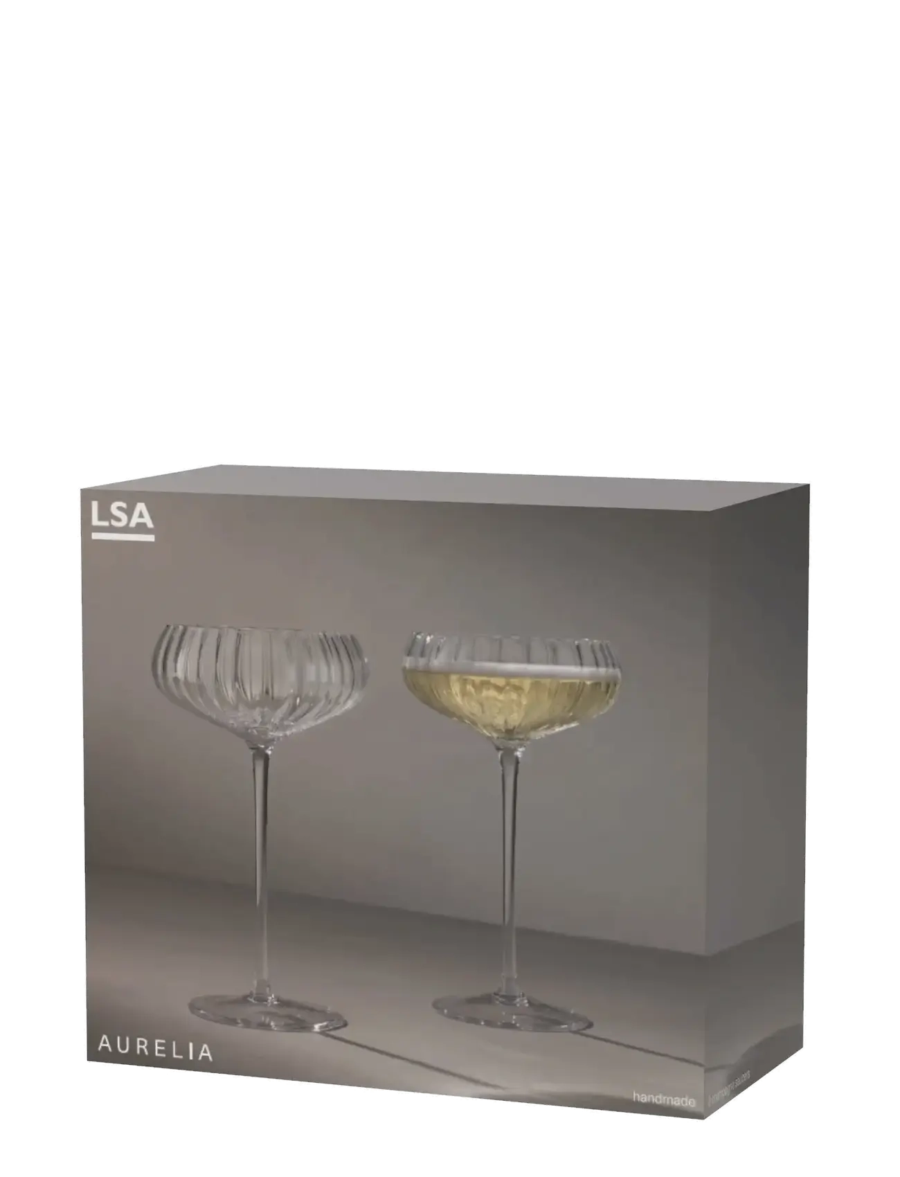 LSA International - Champagne Saucer Aurelia Set 2 LSA - sektgläser - clear - 3