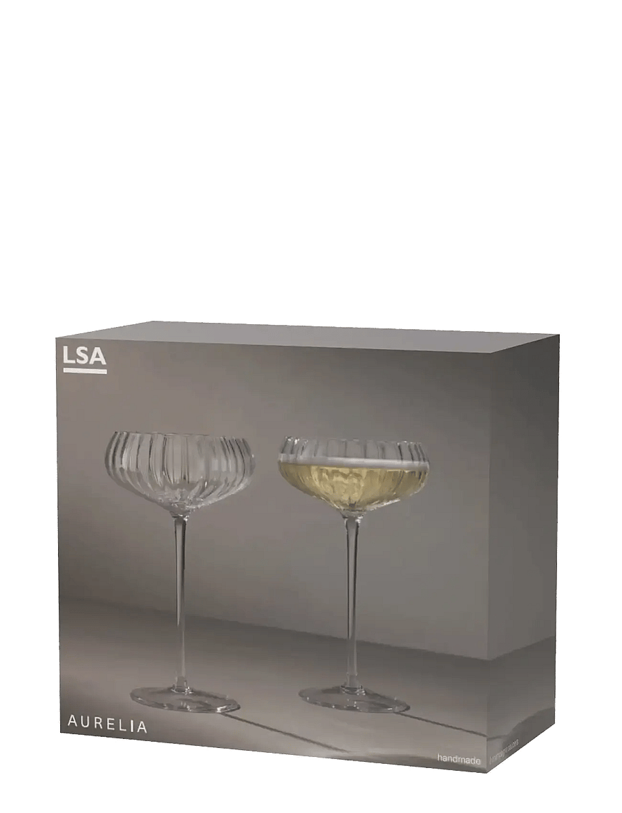LSA International - Champagne Saucer Aurelia Set 2 LSA - sektgläser - clear - 3