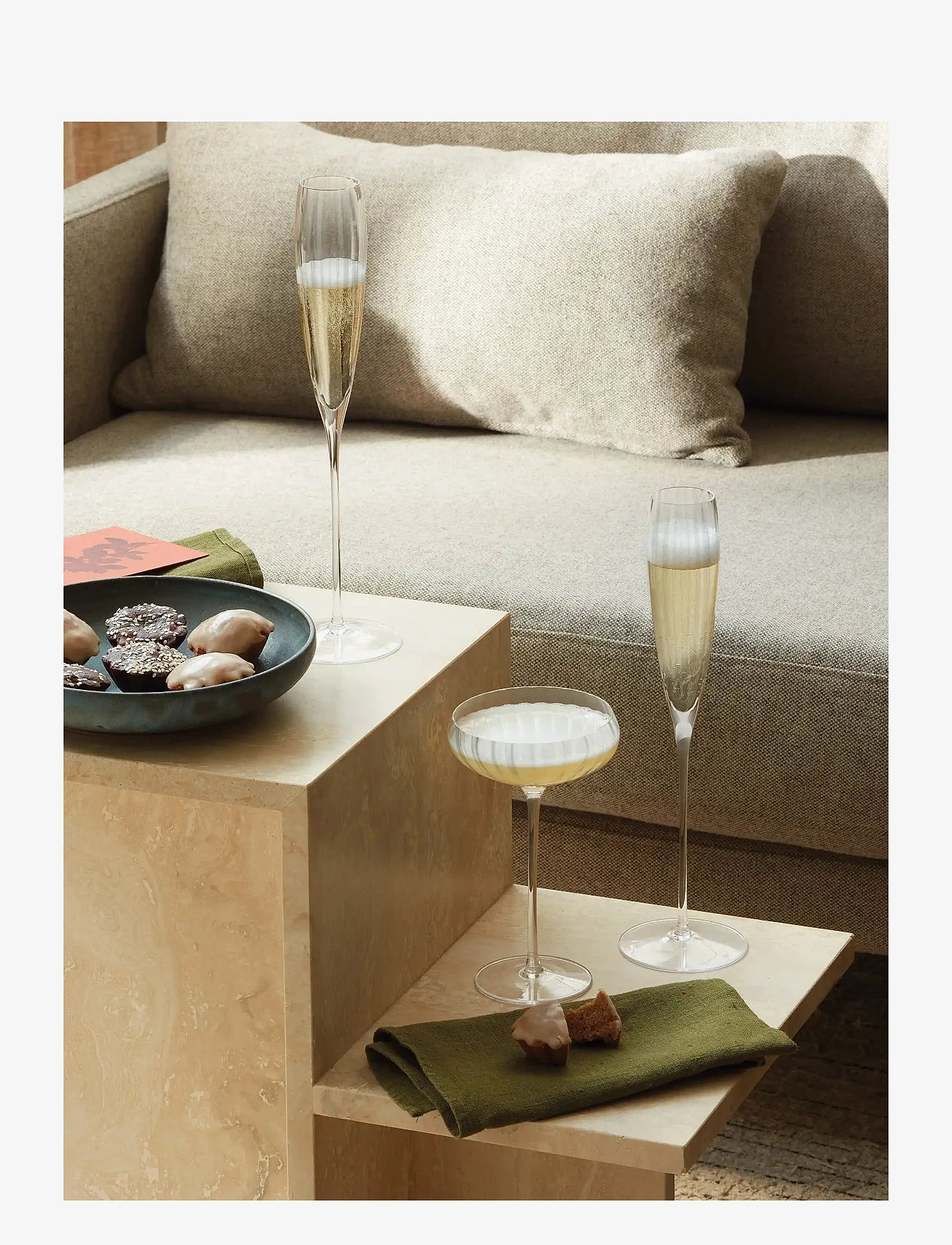 LSA International - Champagne Saucer Aurelia Set 2 LSA - champagne glasses - clear - 4