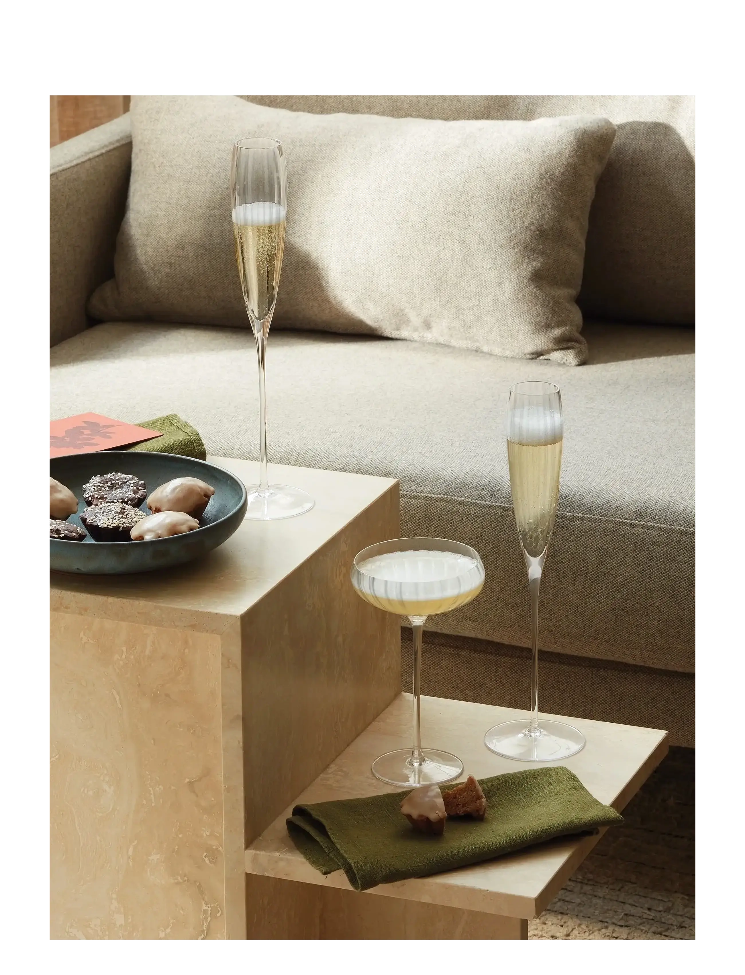 LSA International - Champagne Saucer Aurelia Set 2 LSA - sektgläser - clear - 4