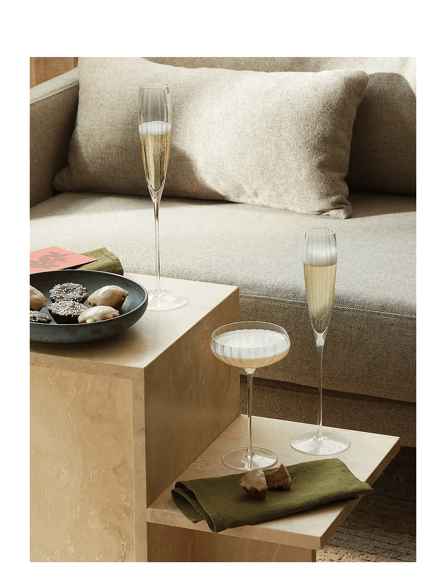 LSA International - Champagne Saucer Aurelia Set 2 LSA - sektgläser - clear - 4