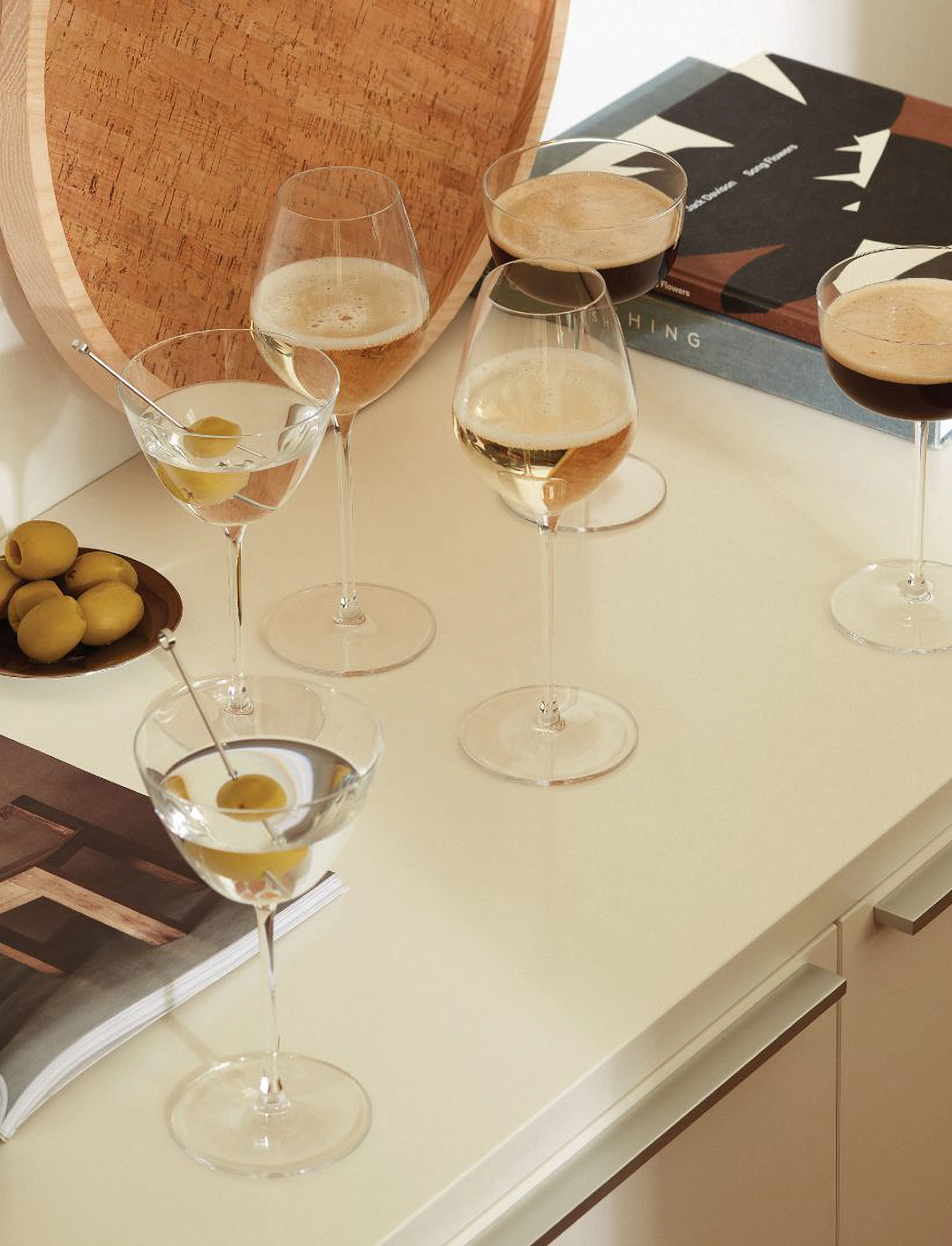 LSA International Martini-Glas Borough Sæt 4 Lsa, 19.5 CL, Glass, Nackt - Cocktail Homeware