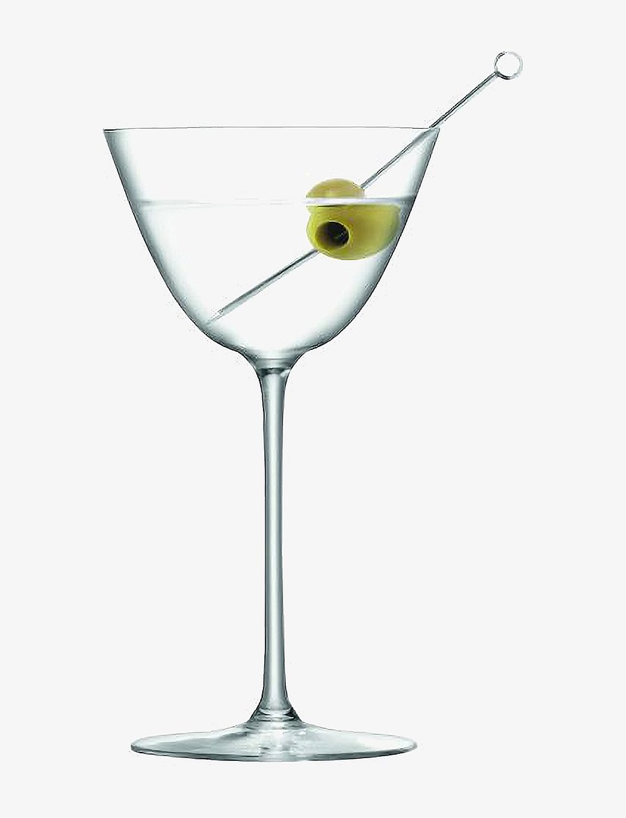 LSA International - Borough Martini Glass Set 4 - kokteili- ja martiiniklaasid - clear - 2