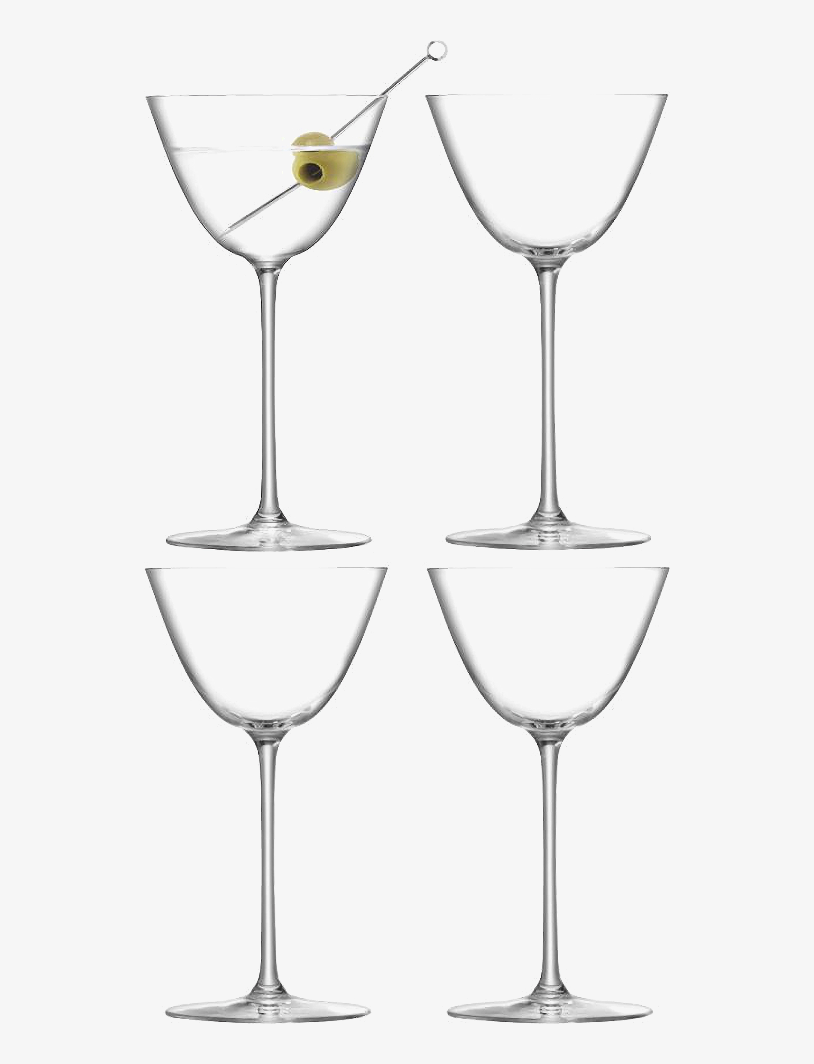LSA INTERNATIONAL Martini-Glas Borough Sæt 4 Lsa CLEAR - 19.5 CL - Unisex