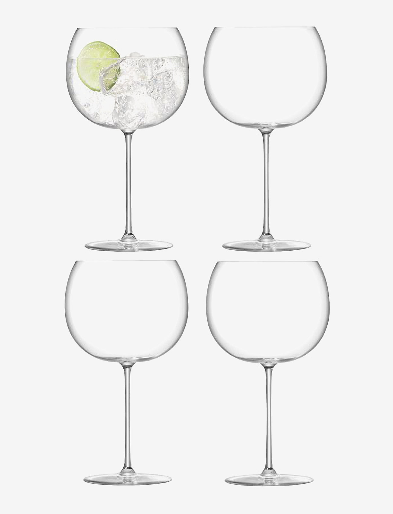 LSA International - Borough Balloon Glass Set 4 - køb efter pris - clear - 0
