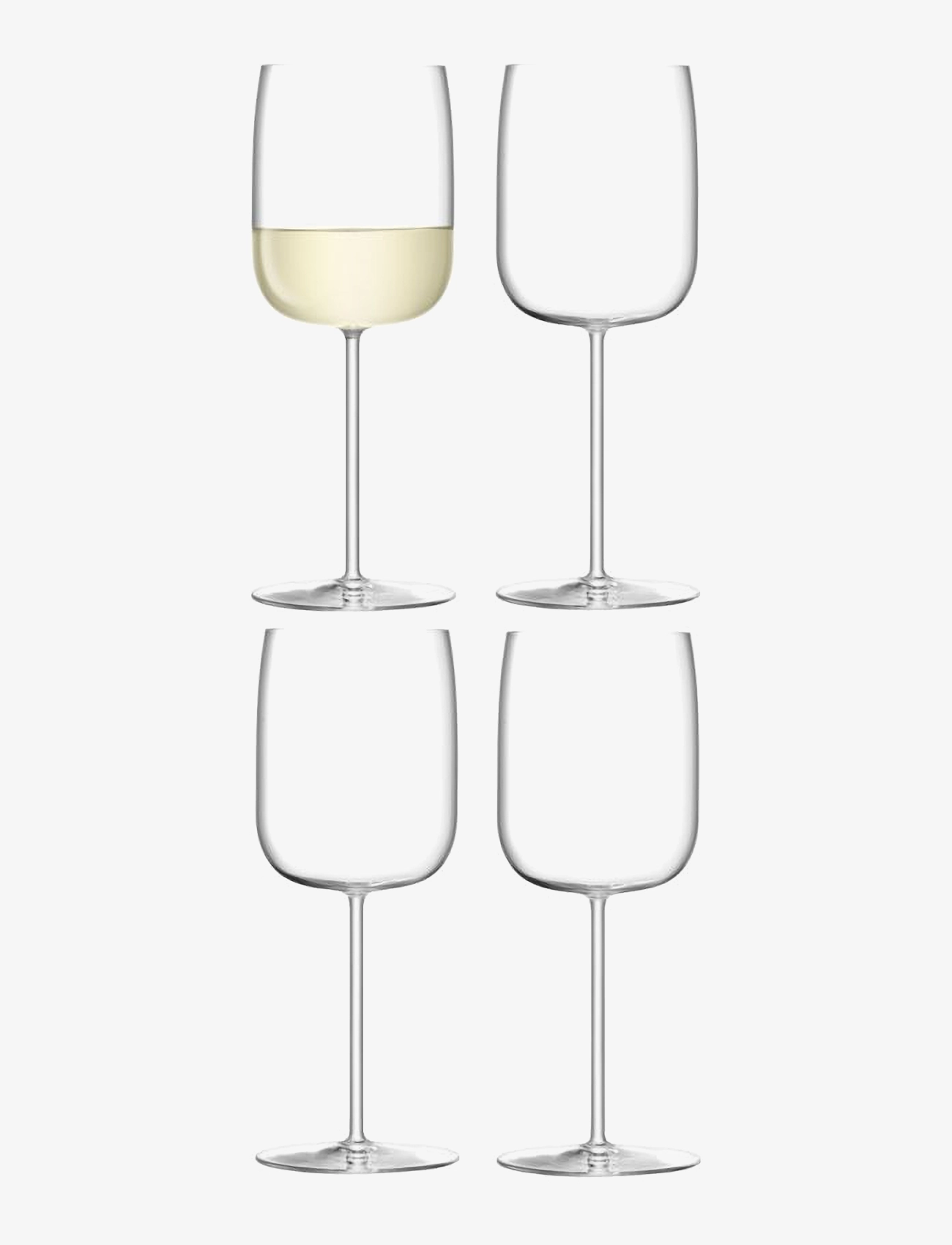 LSA INTERNATIONAL Vinglas Borough-Sæt, 4 Stk., Lsa CLEAR - 38 CL - Unisex