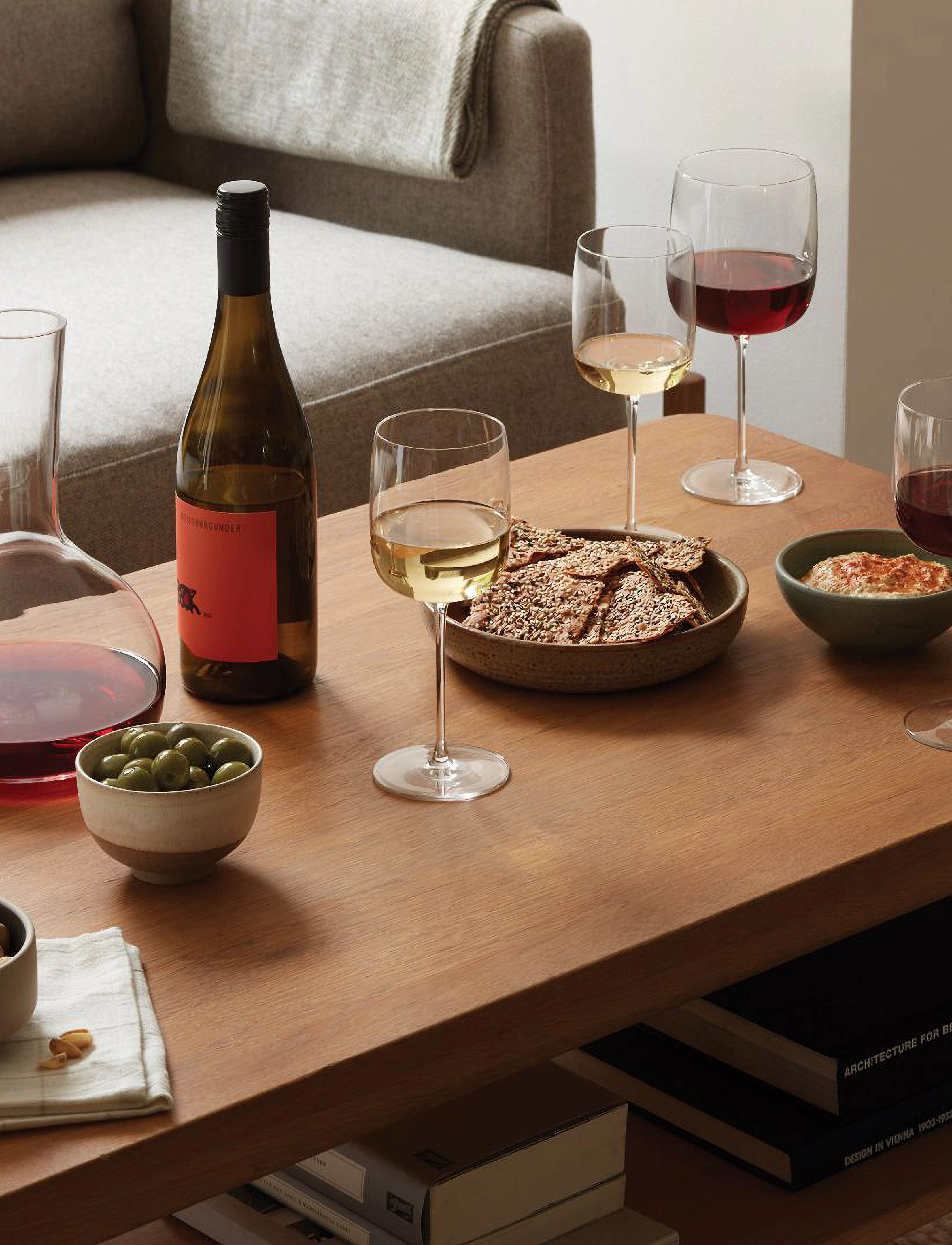 LSA International Vinglas Grand Cru Borough, Sæt Med 4 Stk., Lsa, 66 CL, Nude, Vinglas > Rødvinsglas, Unisex
