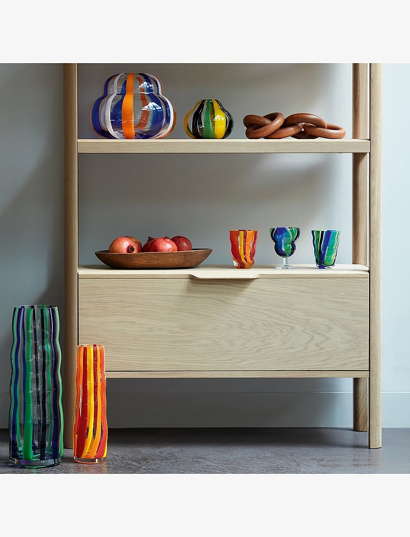 LSA International - Vinglas Folk Black/Blue/Green Set 2 LSA - valge veini pokaalid - svart/blÅ/grÖn - 3