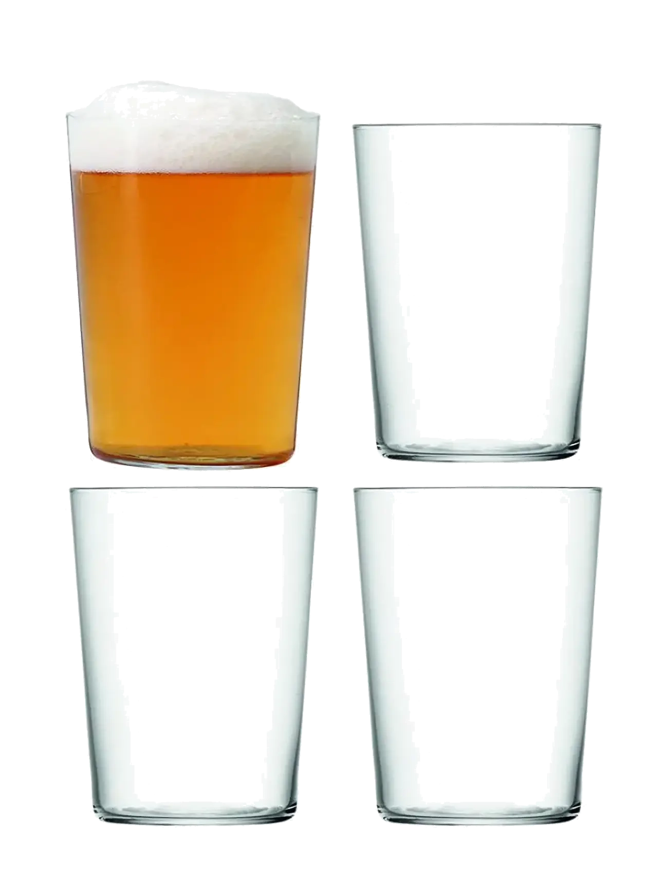 LSA International Gio Tumbler Set 4 - Campaign - CLEAR / undefined