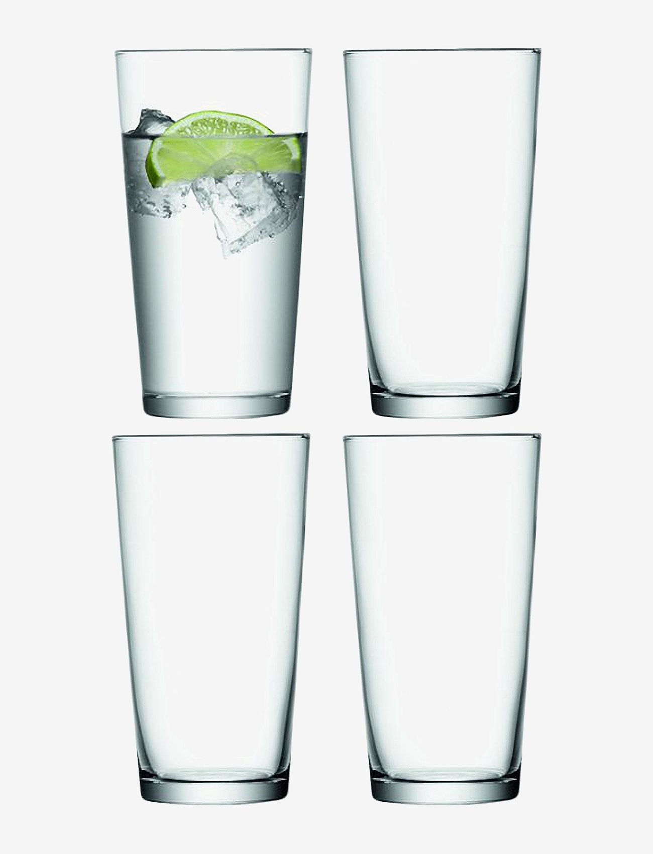 LSA International - Gio Juice Glass Set 4 - drinking glasses & tumblers - clear - 1