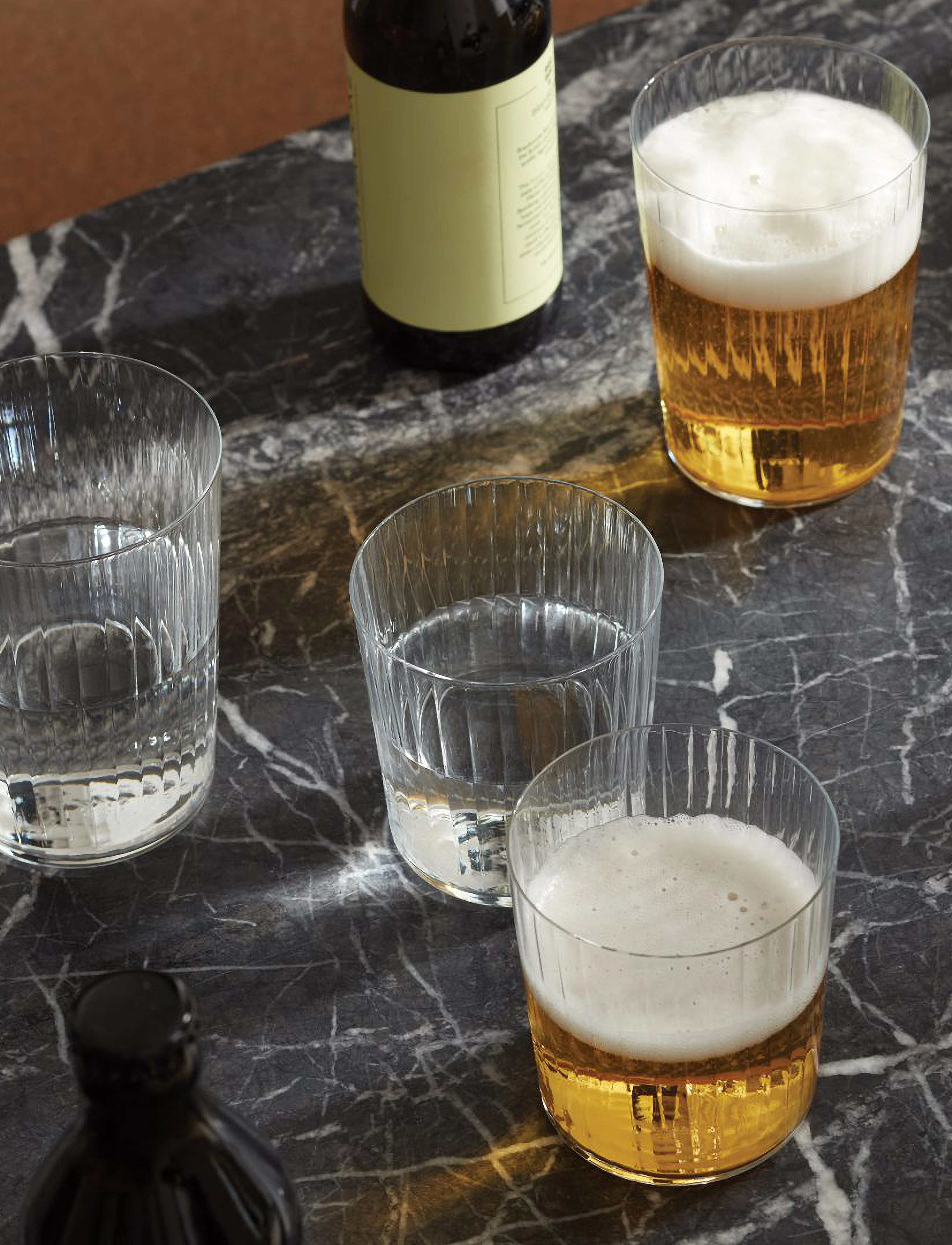 LSA International Drikkeglas Gio Line, Sæt Med 4 Stk., Lsa, 39 CL, Glass, Nackt - Drinking Homeware