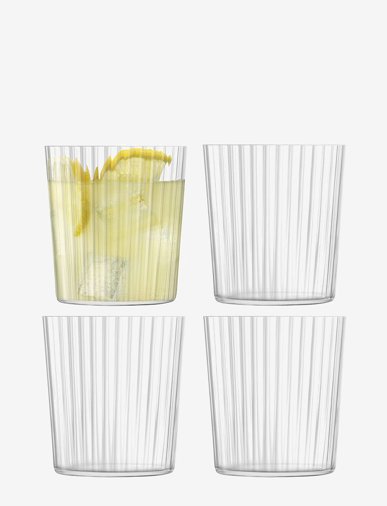 LSA International - Gio Line Tumbler Set 4 - køb efter pris - clear - 0