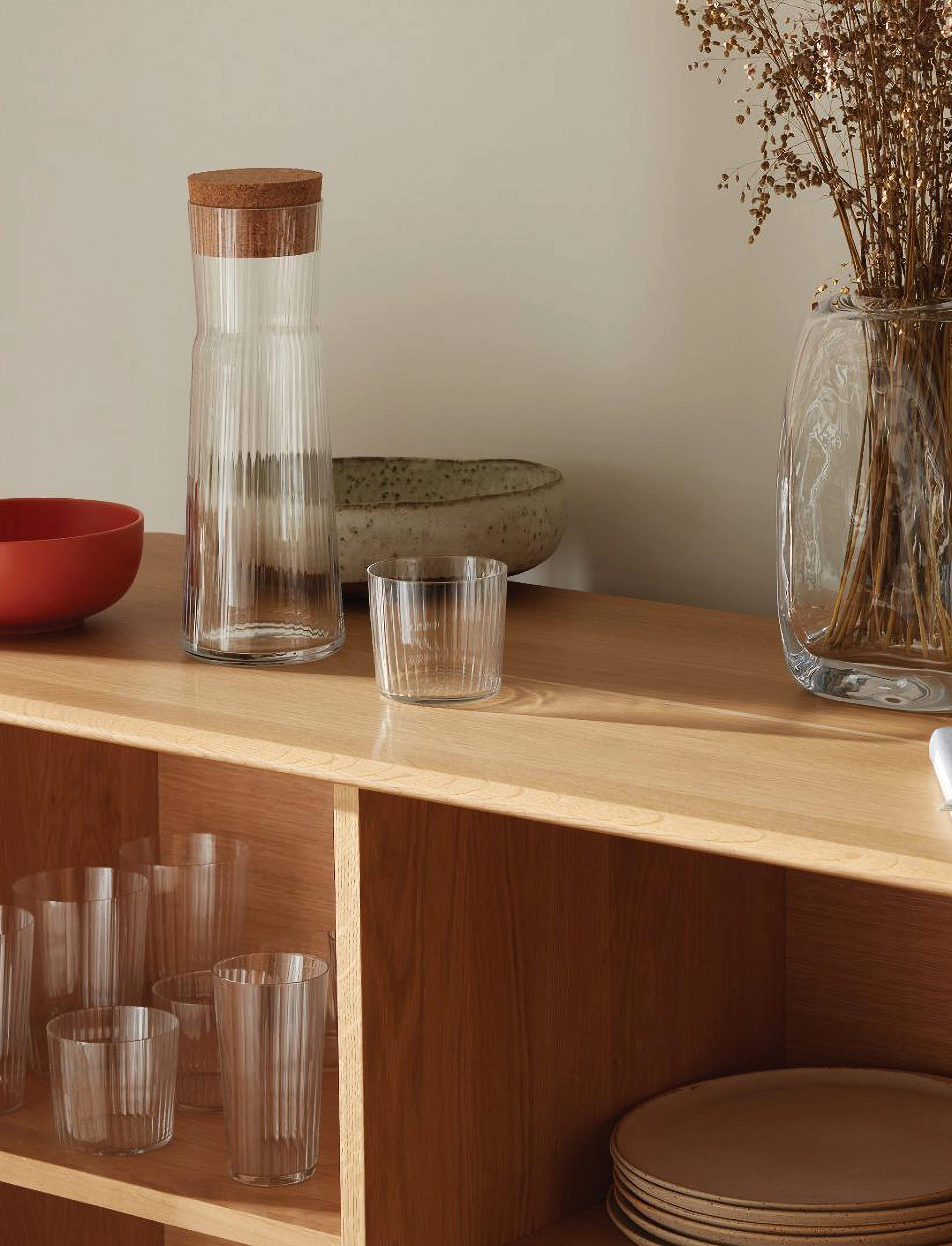 LSA International Drikkeglas Gio Line, Sæt Med 4 Stk., Lsa, 32 CL, Glass, Nackt - Drinking Homeware