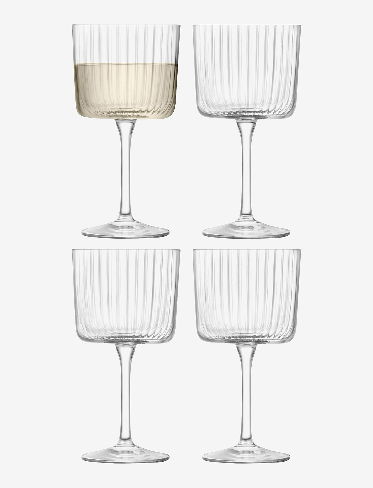 LSA International - Wine glass Gio Line 4-pack - weißweingläser - clear - 1