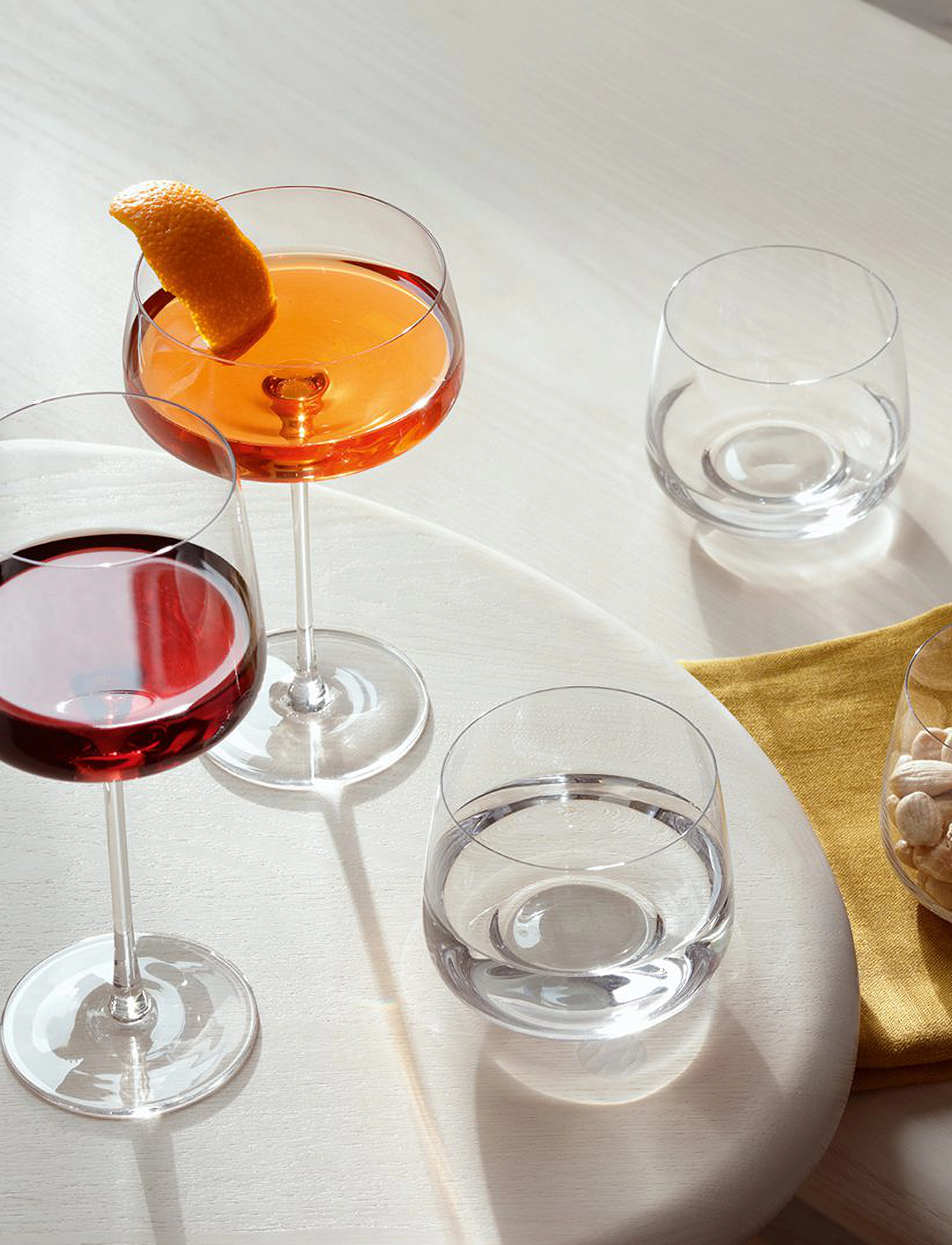LSA International Drikkeglas Metropolitan, Sæt Med 4 Stk., Lsa, 36 CL, Glass, Nackt - Drinking Homeware
