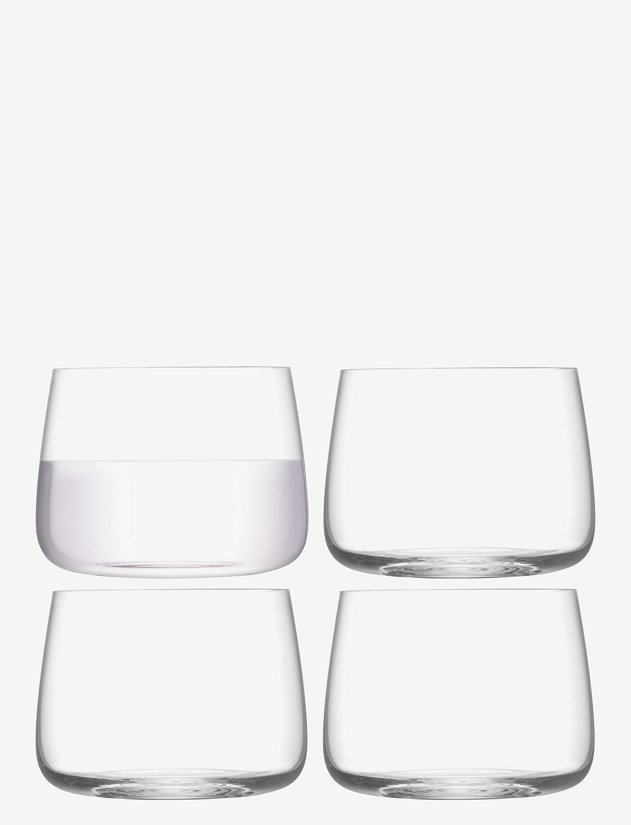 LSA International - Metropolitan Stemless Glass Set 4 - trinkgläser - clear - 1