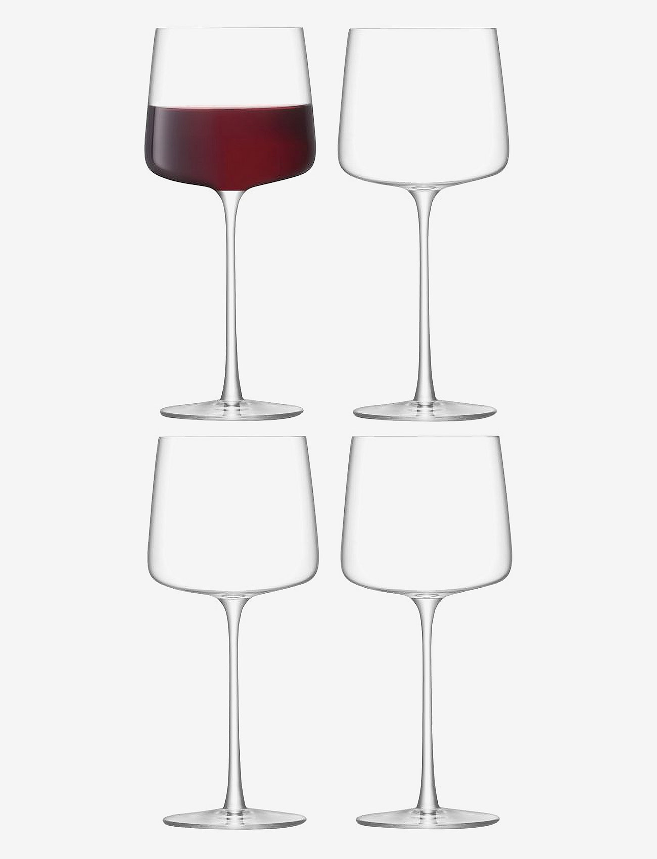 LSA International - Vinglas Metropolitan Set 4 LSA - rödvinsglas - clear - 0