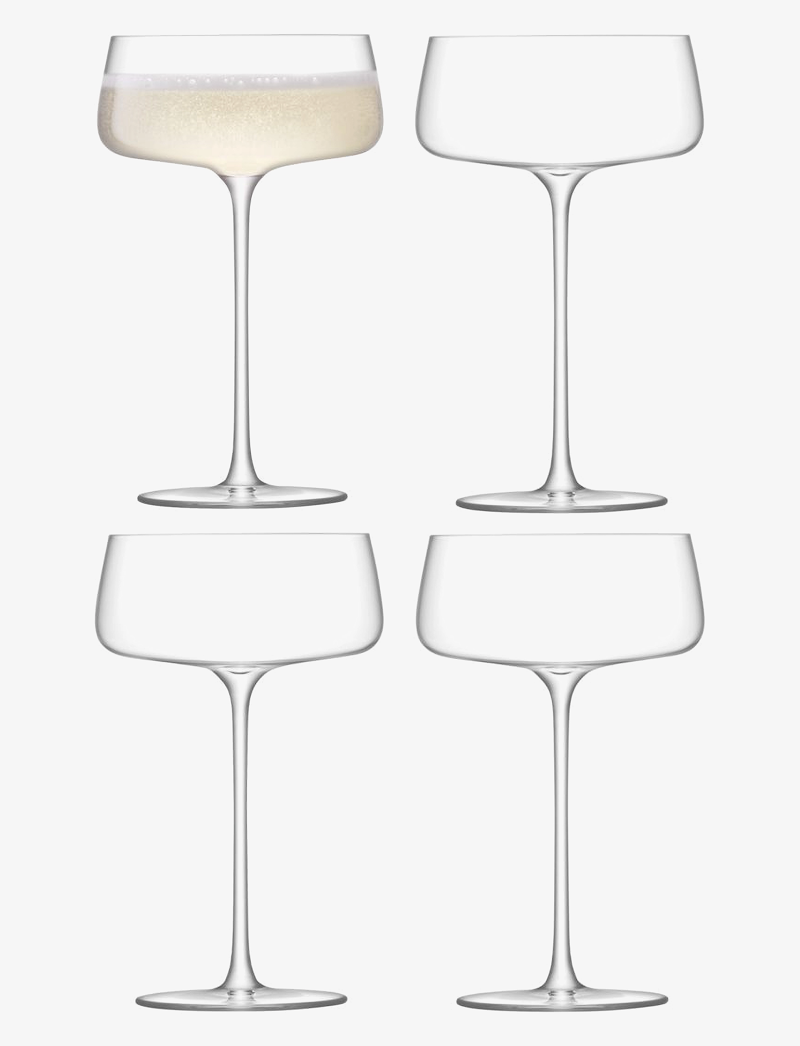 LSA INTERNATIONAL Champagneglas Coupe Metropolitan, Sæt Med 4 Stk., Lsa CLEAR - 30 CL - Unisex