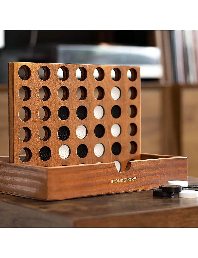 Luckies of London - Game 4 in a row Line Up - brown - 1