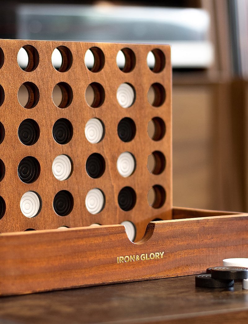 Luckies of London - Game 4 in a row Line Up - brown - 2