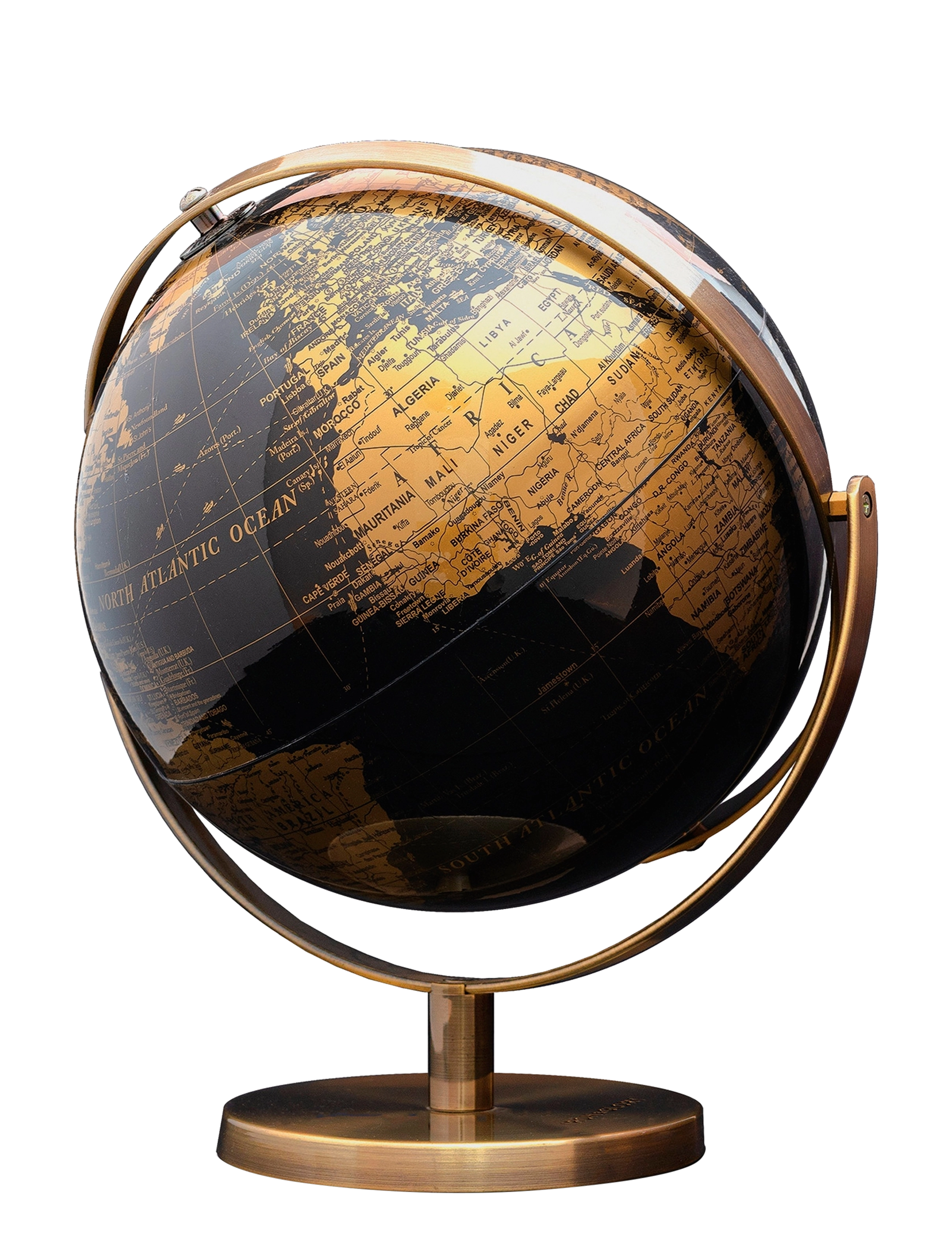 LUCKIES OF LONDON World Tour Globe Schwarz - Ø 20 CM - Unisex