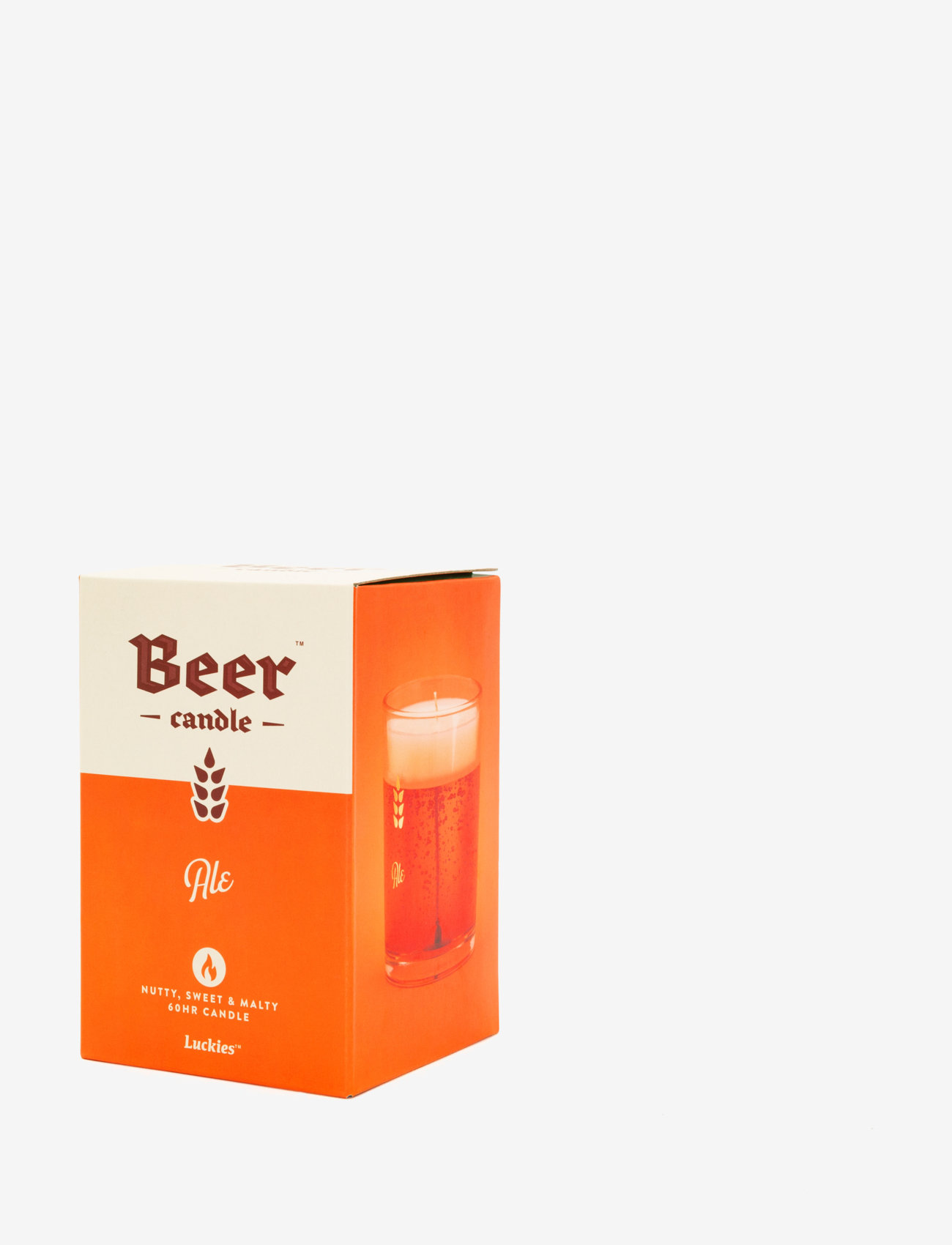 Luckies of London - Beer Candle Ale - scented candles - orange - 1