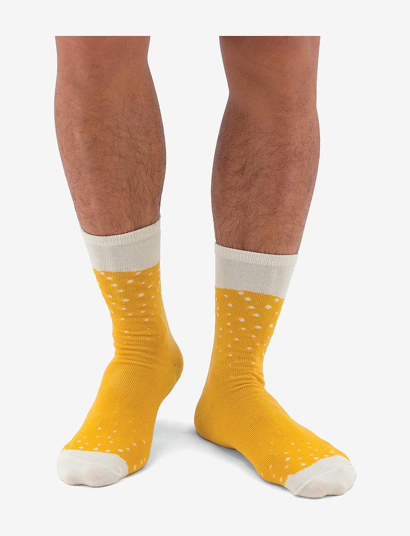 Luckies of London - Beer Socks Lager - crew-socken - yellow - 1