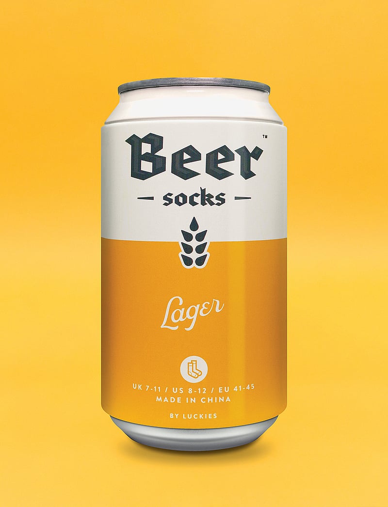 Luckies of London - Beer Socks Lager - crew-socken - yellow - 2