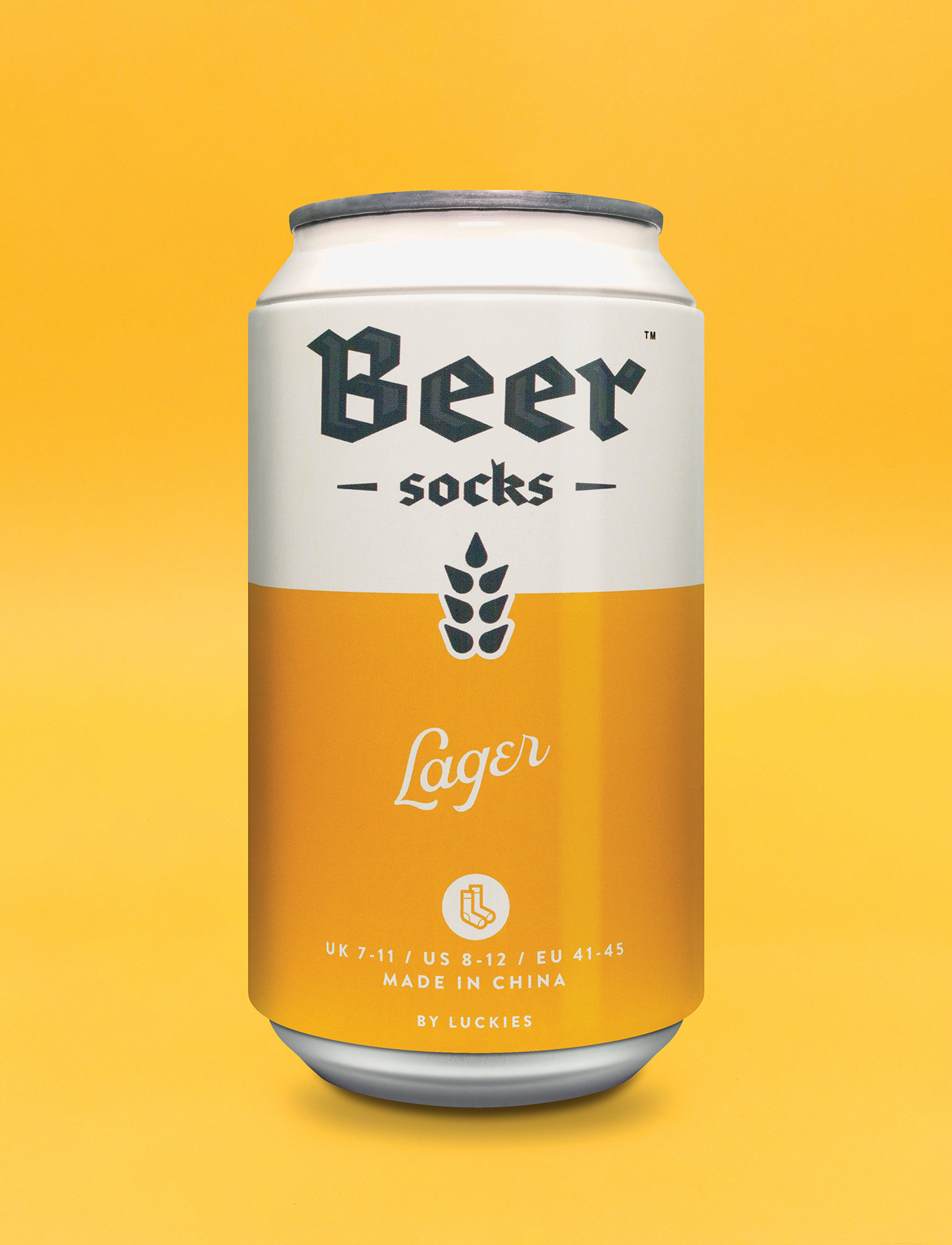 Luckies of London - Beer Socks Lager - alhaisimmat hinnat - yellow - 2
