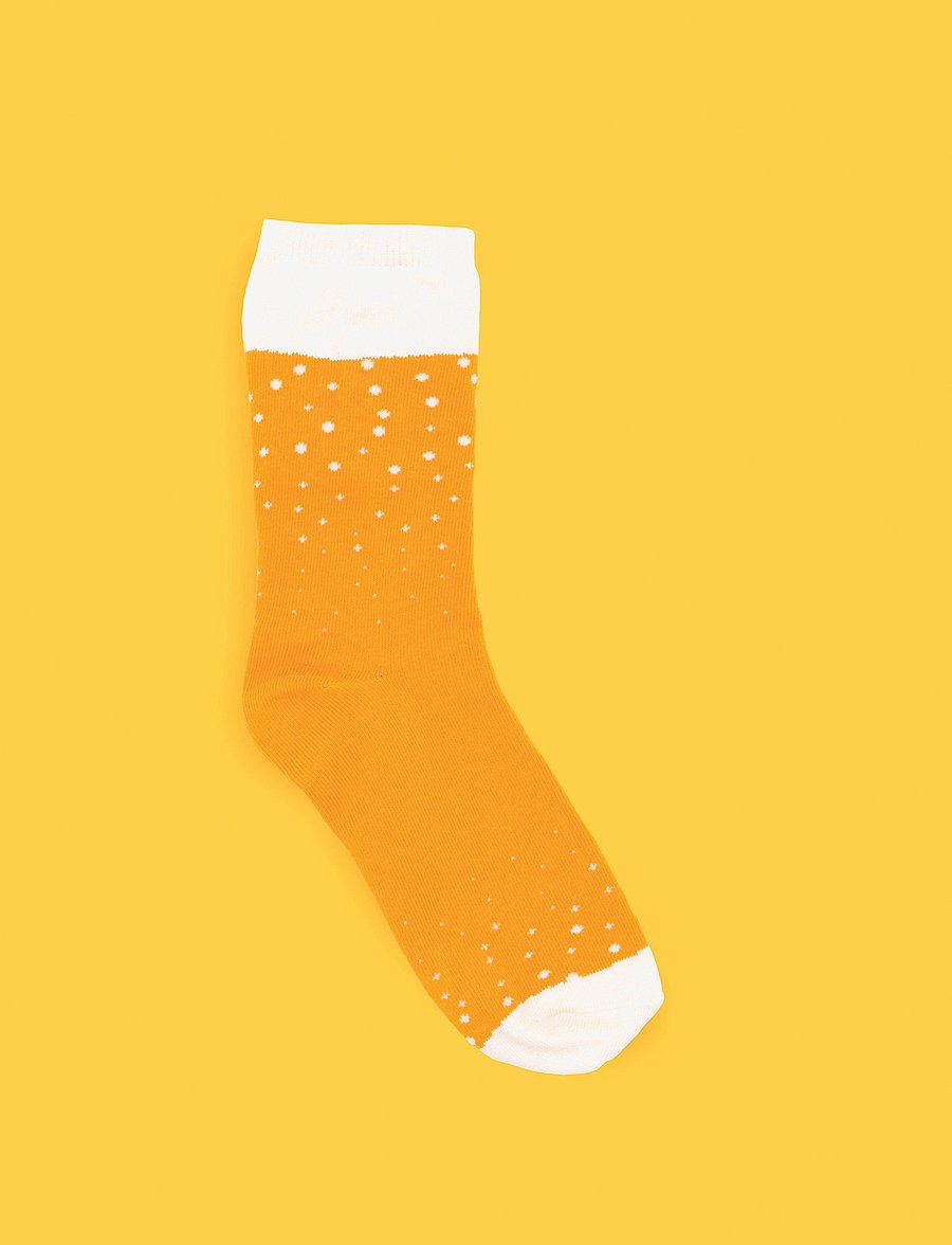 Luckies of London - Beer Socks Lager - tennissocken - yellow - 3