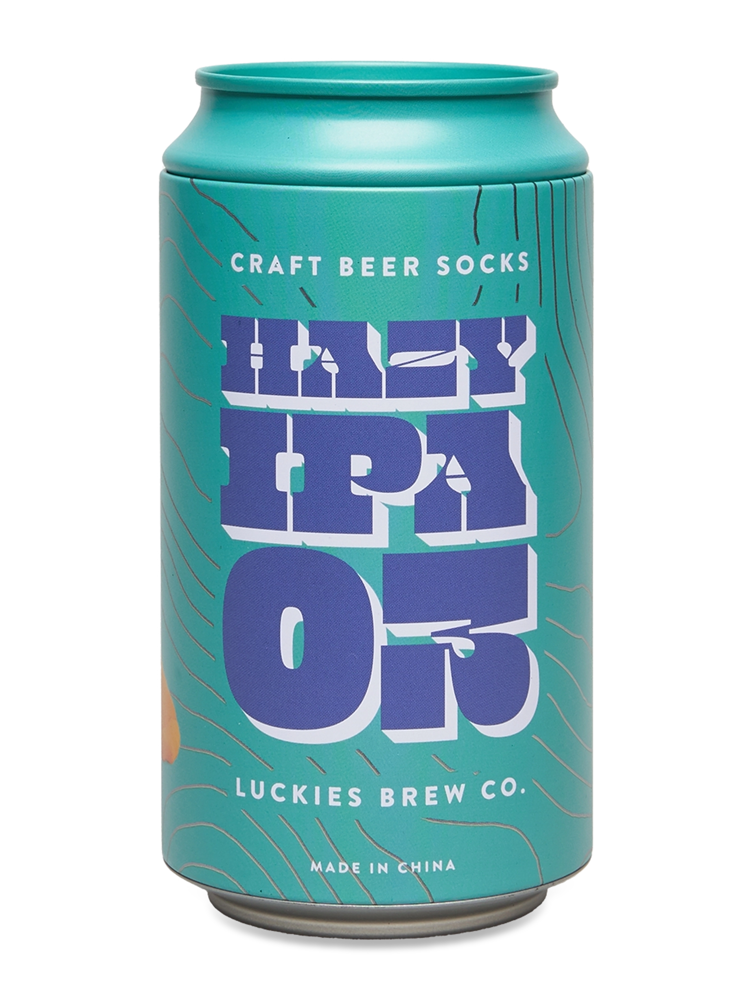 Luckies of London - Beer Socks Ale Hazy Ipa - laagste prijzen - green - 2