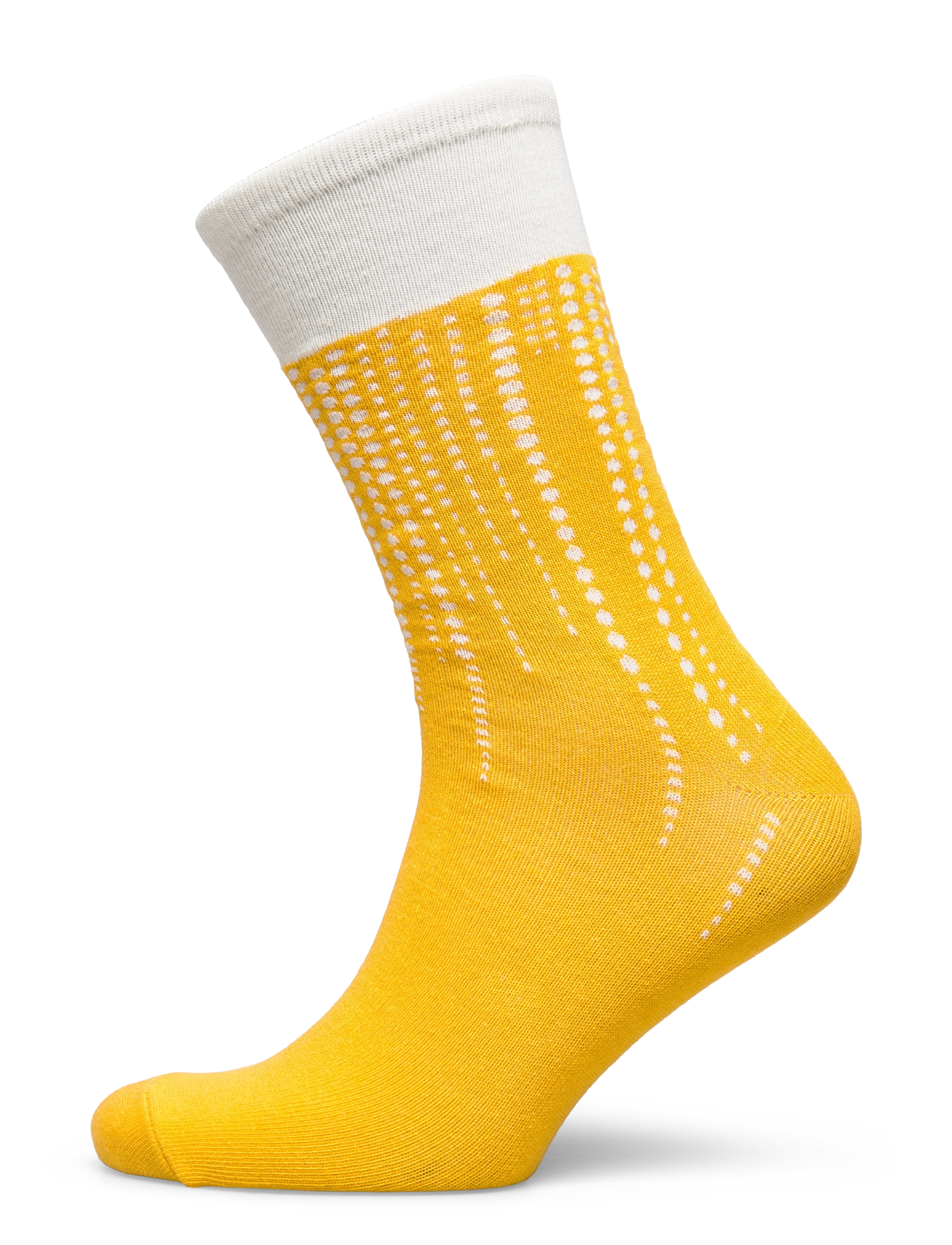 Luckies of London Beer Socks Lager Blonde - Strømper - YELLOW / yellow