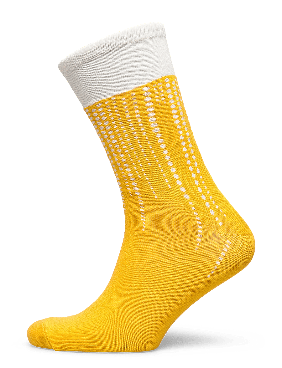 Luckies of London - Beer Socks Lager Blonde - tennissocken - yellow - 0