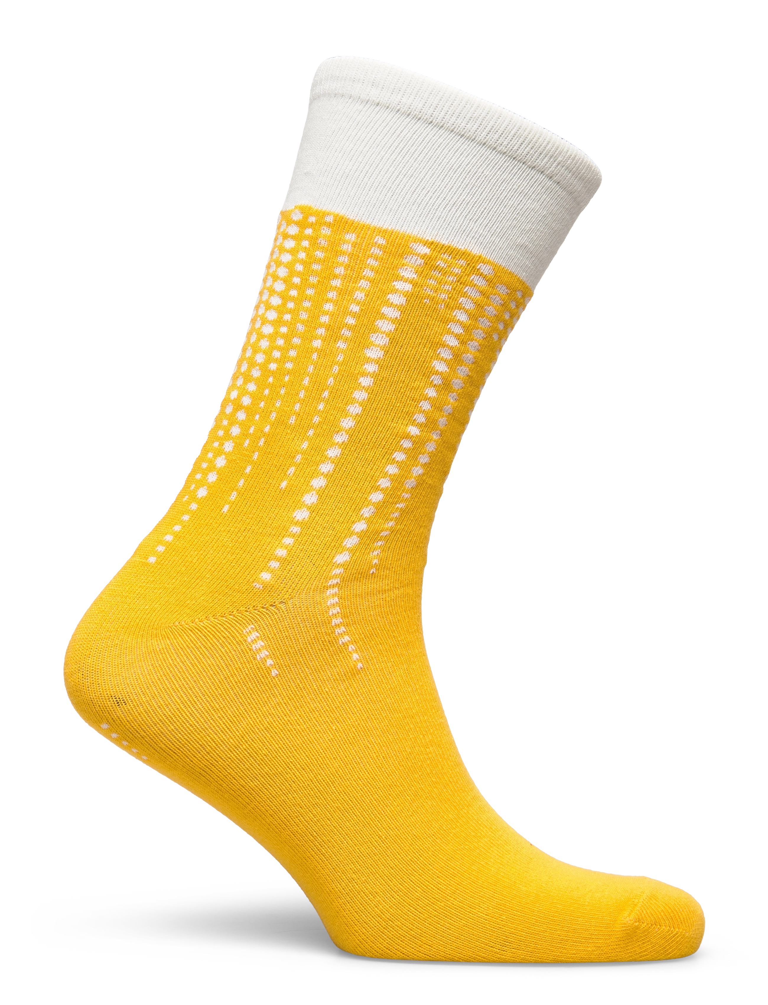 Luckies of London - Beer Socks Lager Blonde - zemākās cenas - yellow - 1