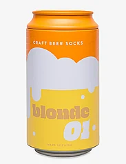 Luckies of London - Beer Socks Lager Blonde - pikad sokid - yellow - 2