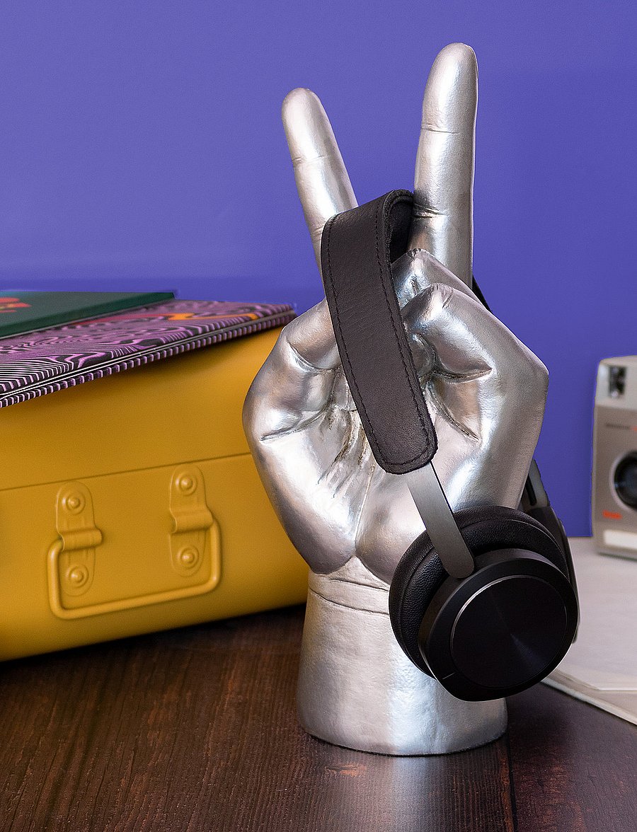 Luckies of London - Headphone Holder Peace - figuren & skulpturen - silver - 2