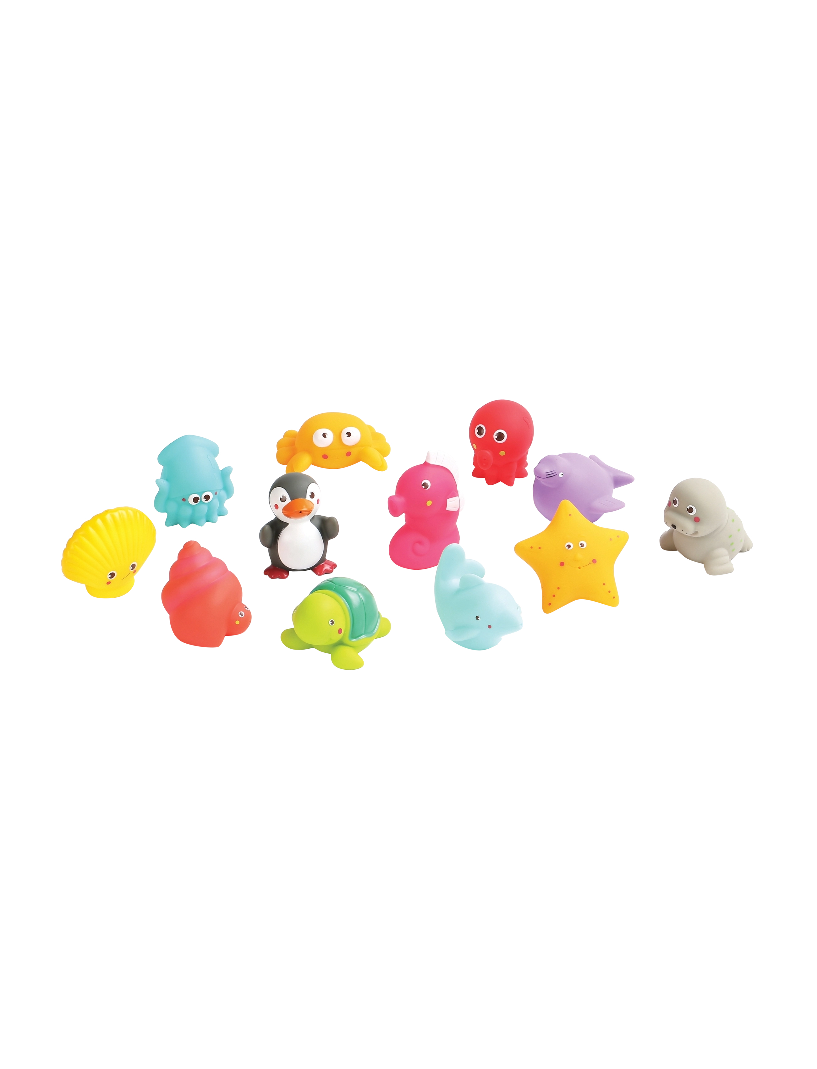 Ludi Bath animals - 12 pcs - 4 for 3 - MULTICOLOR / multi