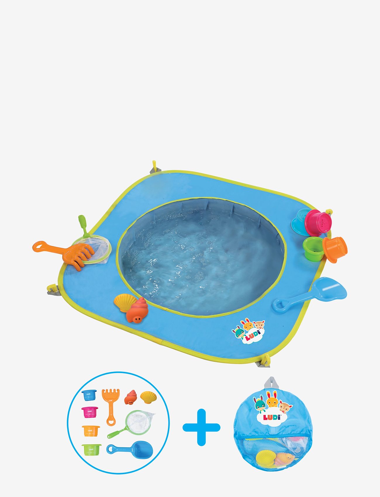 Ludi - Pop-up beach pool - blue - 1